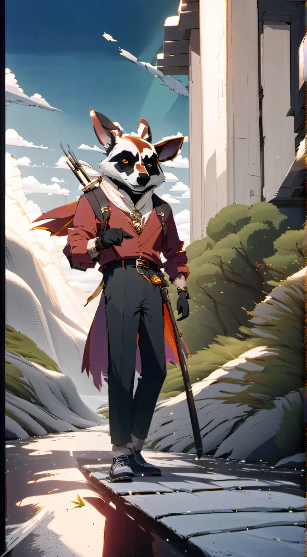 ai character: Rui  background