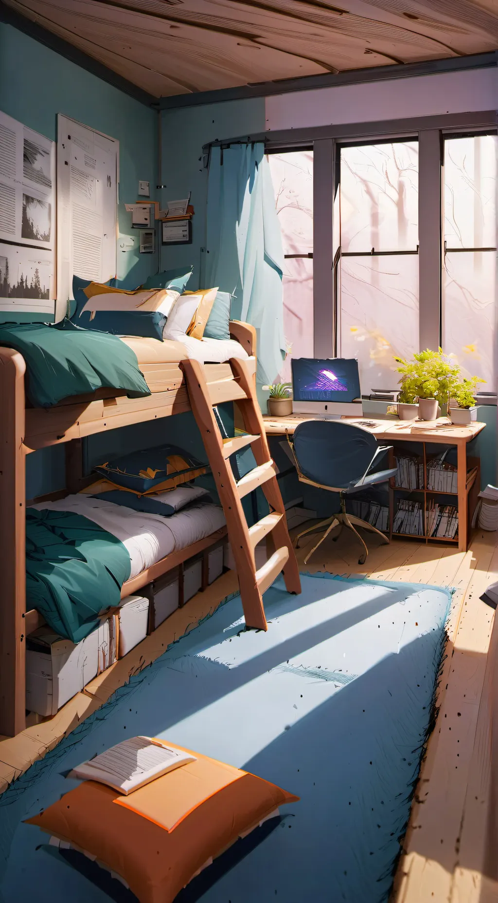 ai character: Aftonfamilyreunion background