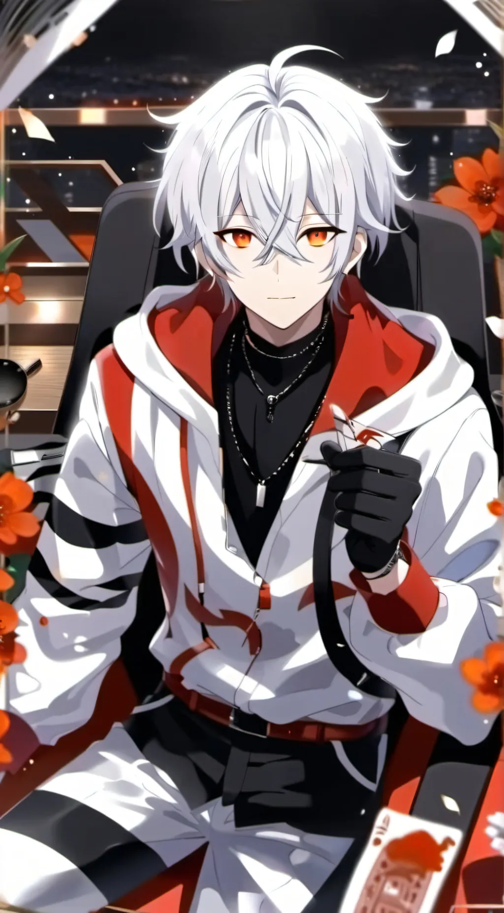 ai character: Michael  background