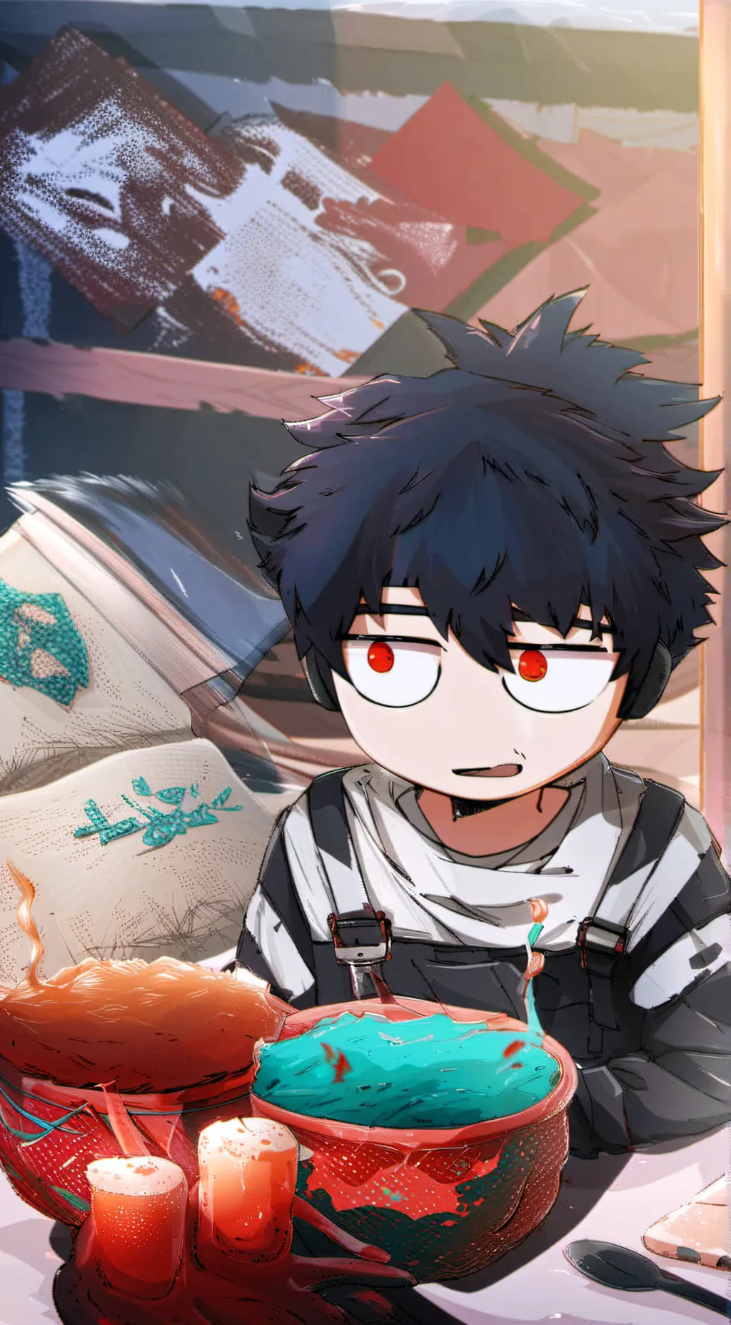 ai character: Leo background