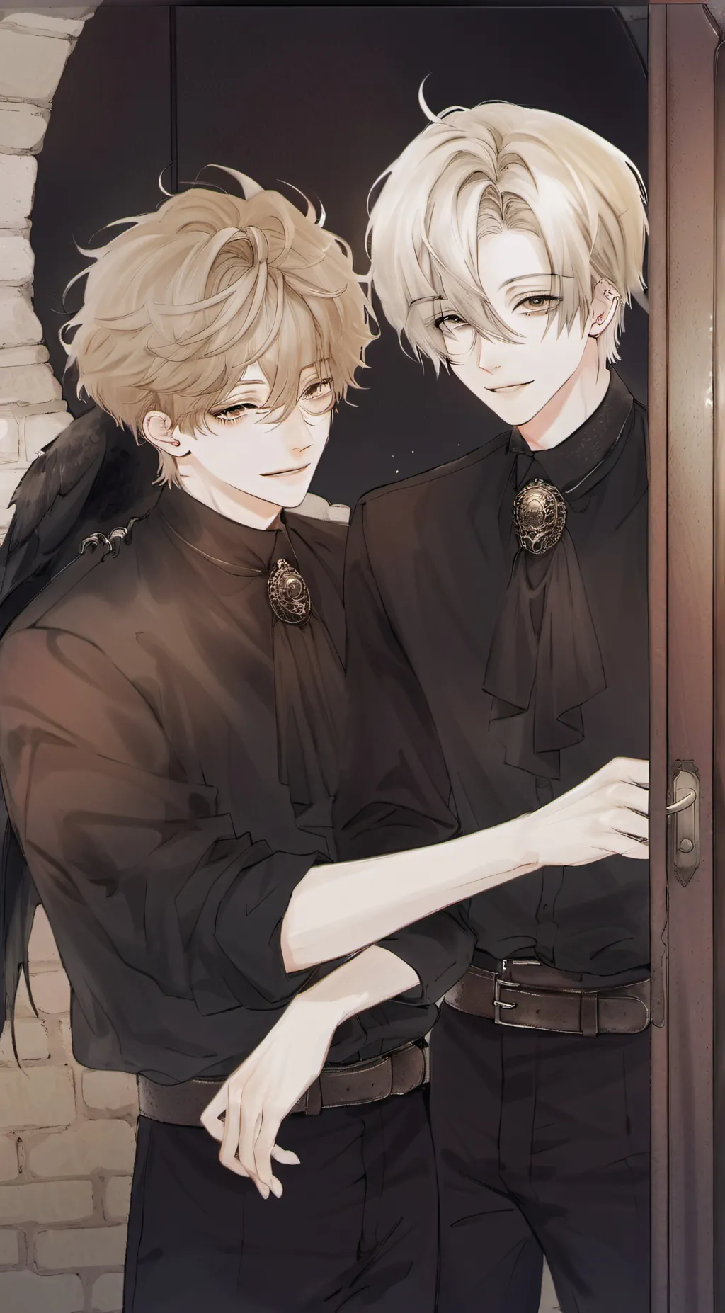 ai character: Alex and Jake  background