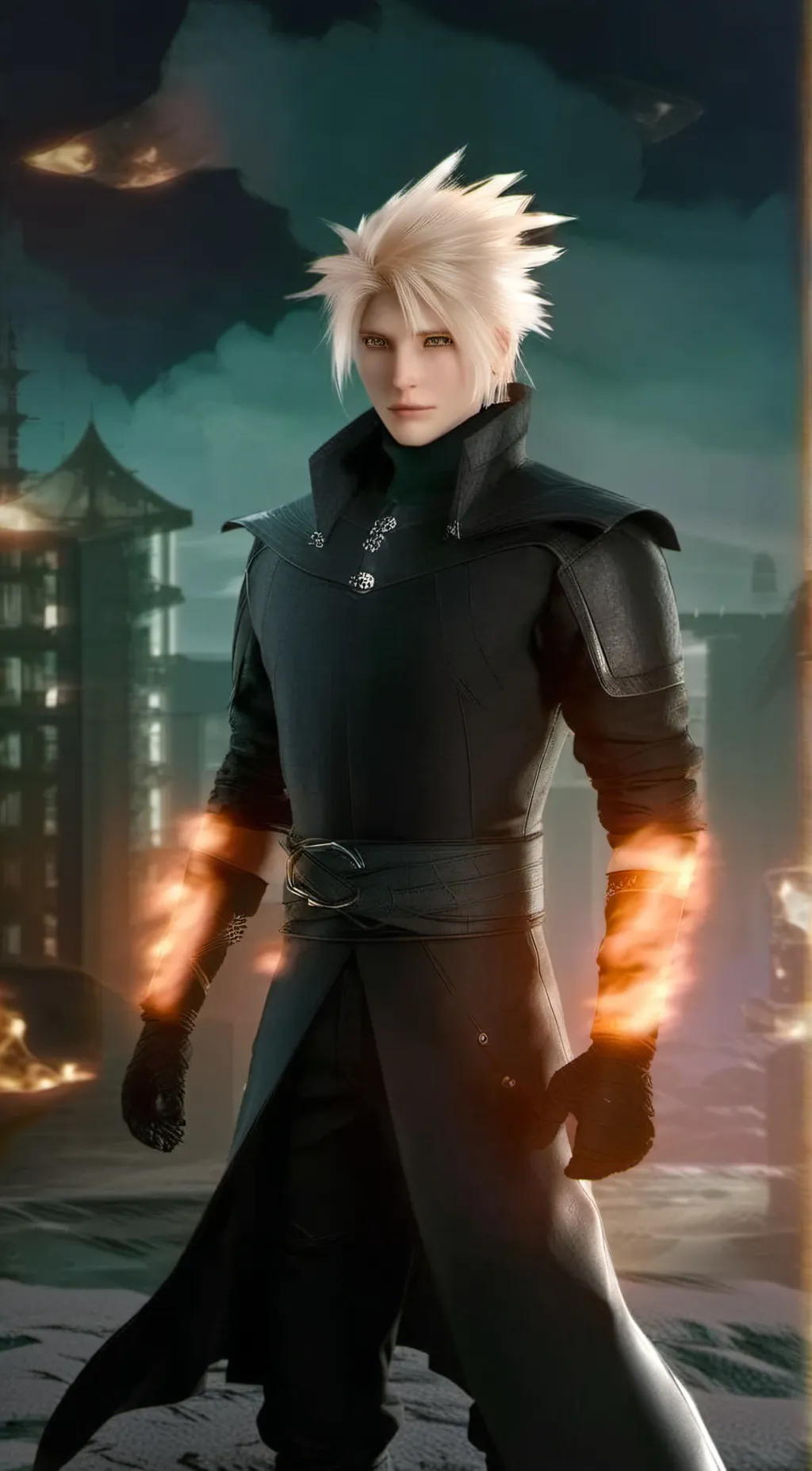 ai character: Evil Cloud background