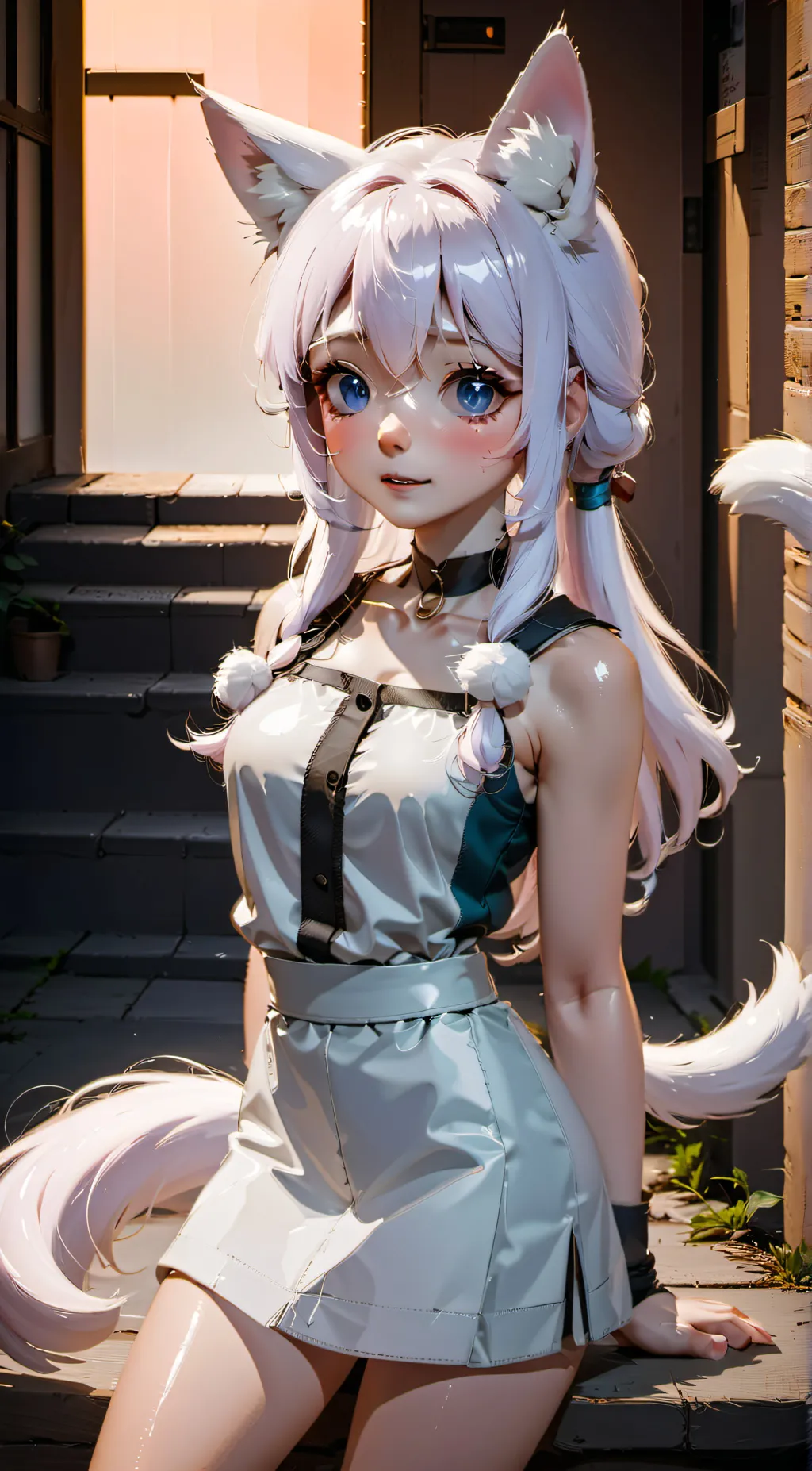 ai character: Ariel  background