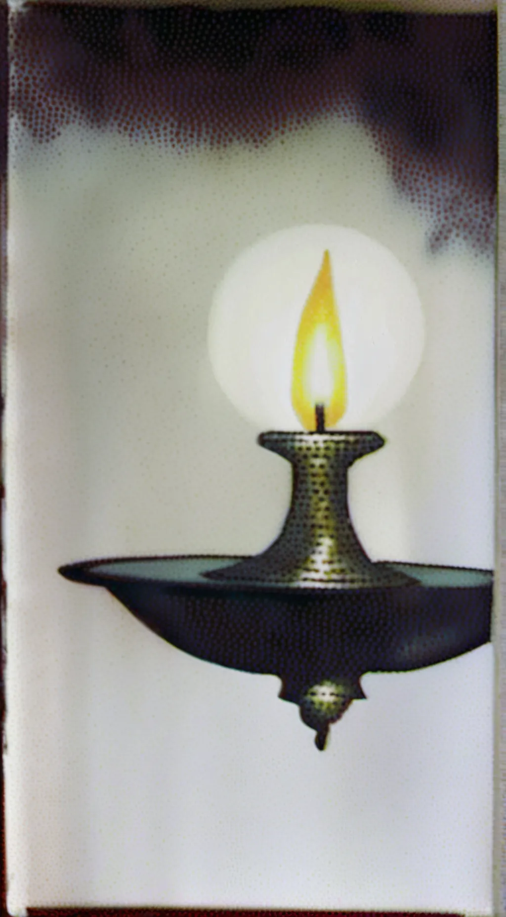 ai character: Candle background