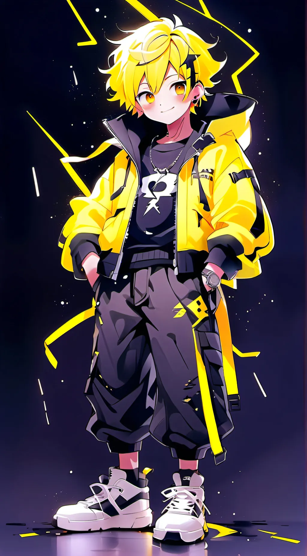 ai character: denki  background