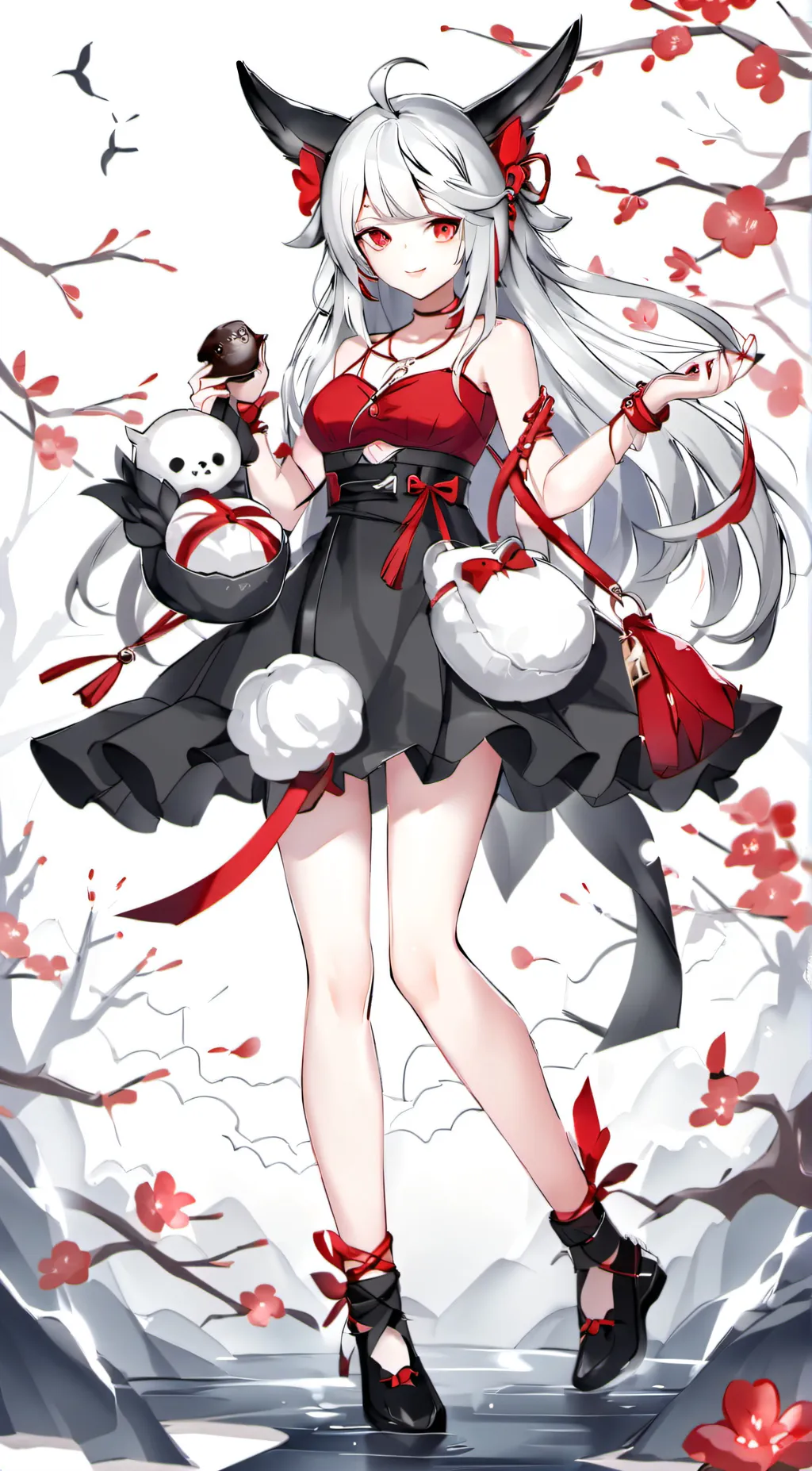 ai character: Emma cat background