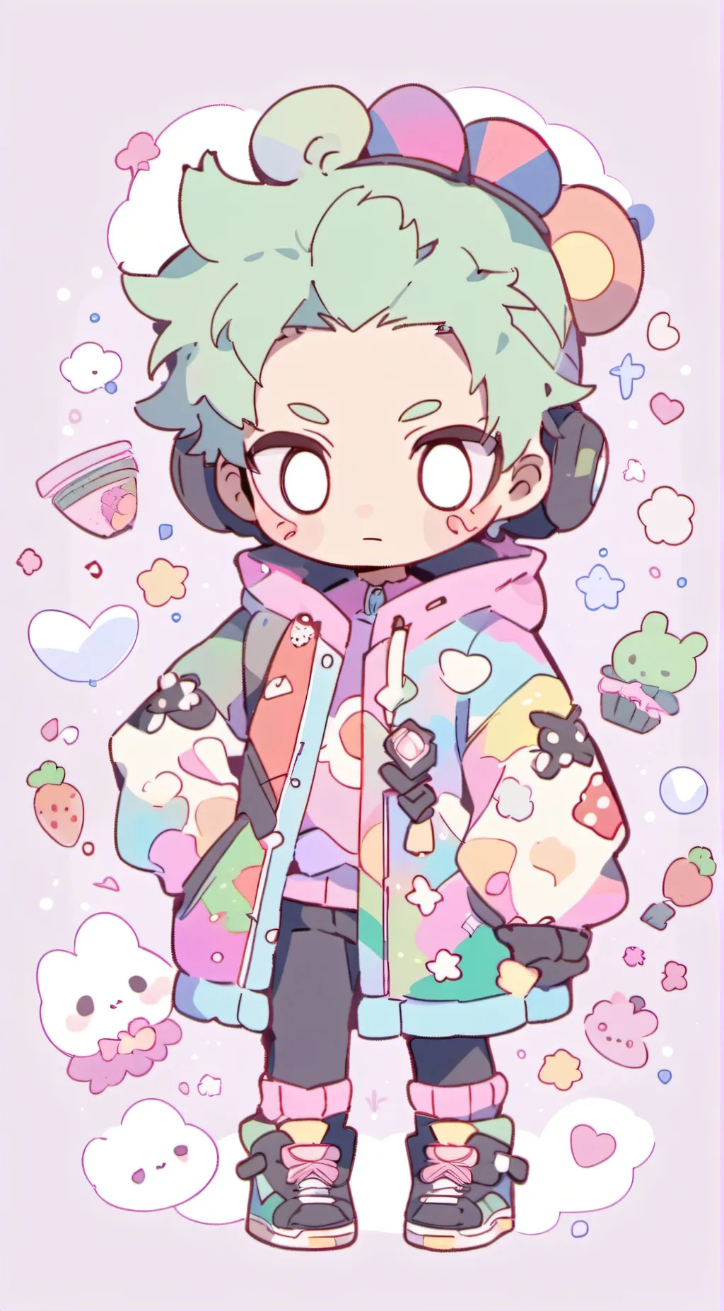 ai character: ✨kay✨ background