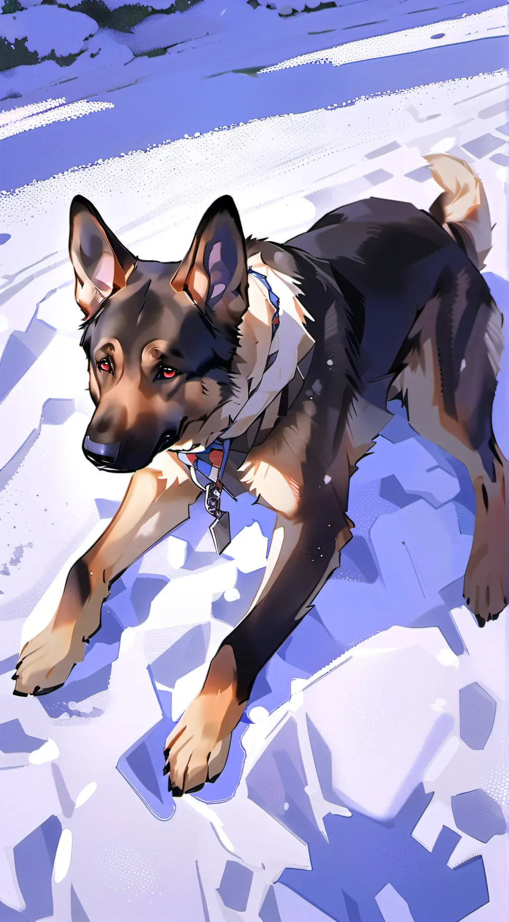 ai character: kitkat background