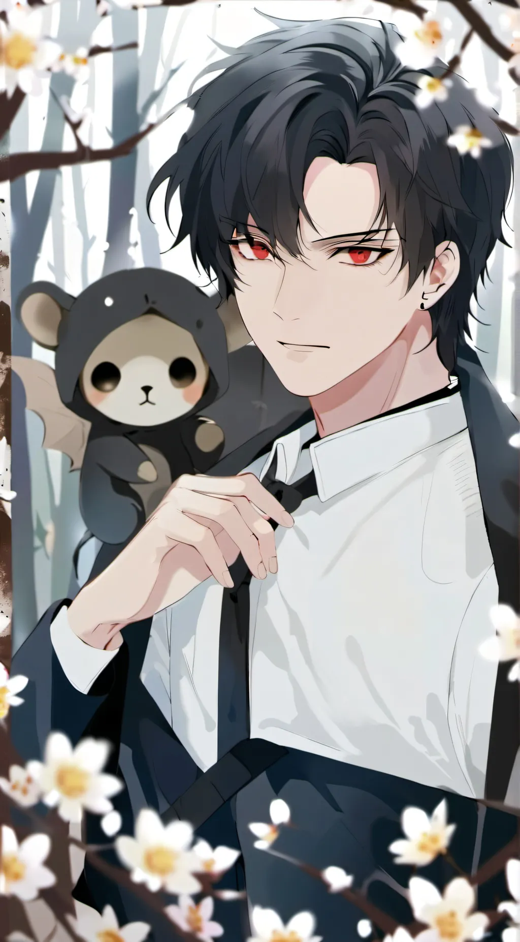 ai character: kitamora 🕷️ background