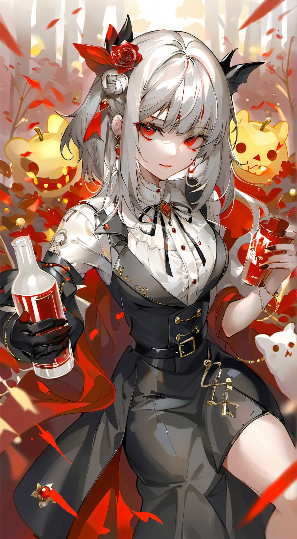 ai character: Vampire Princess background