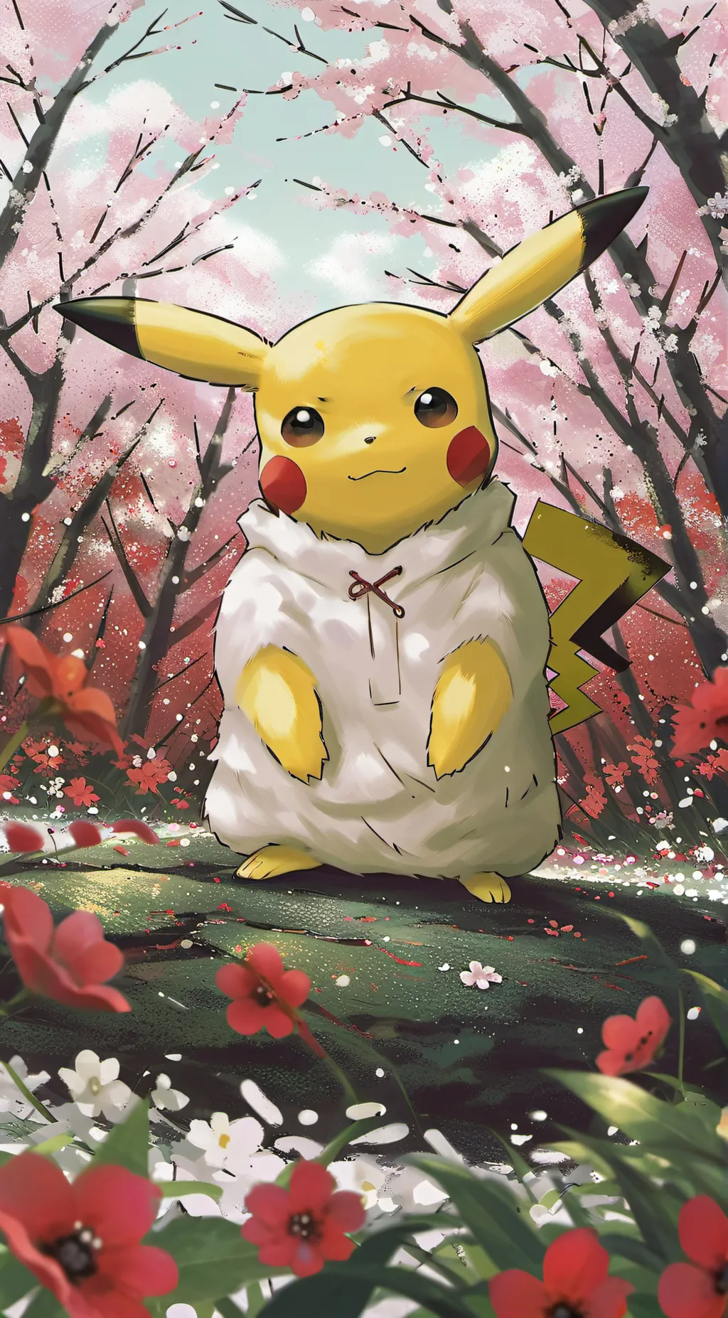 ai character: Pikachu background