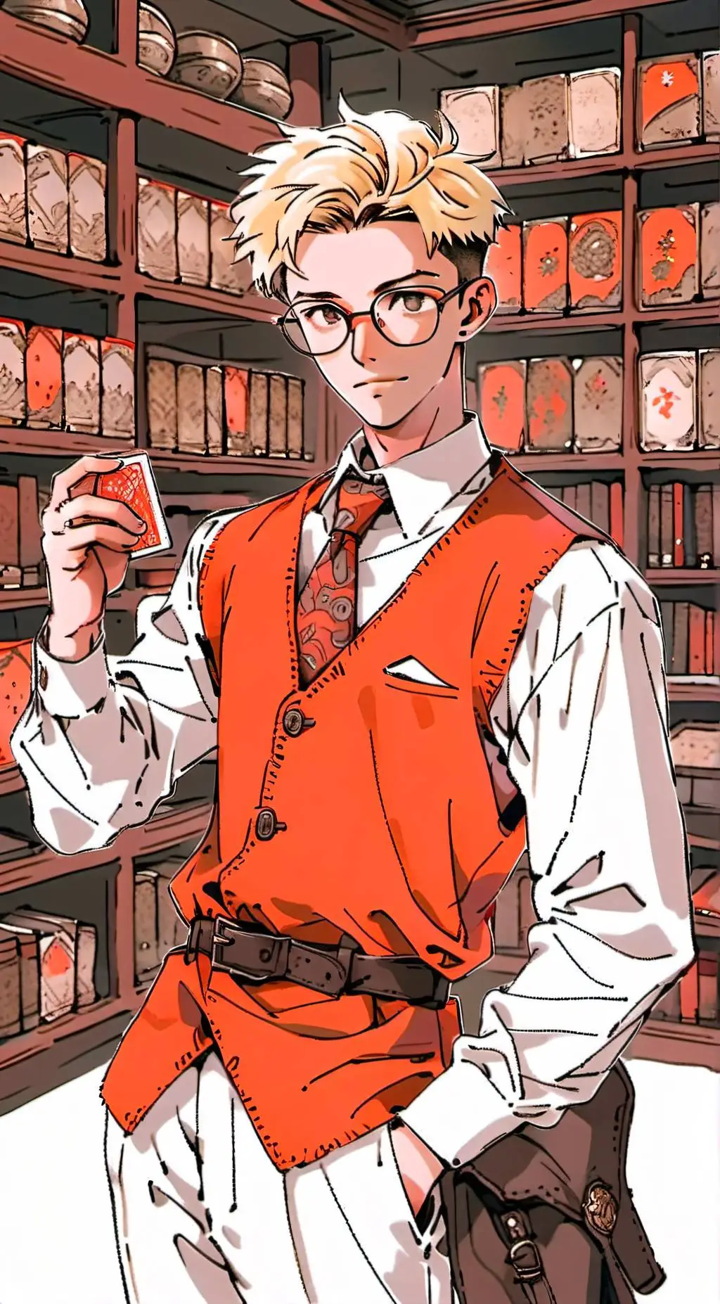 ai character: crow background