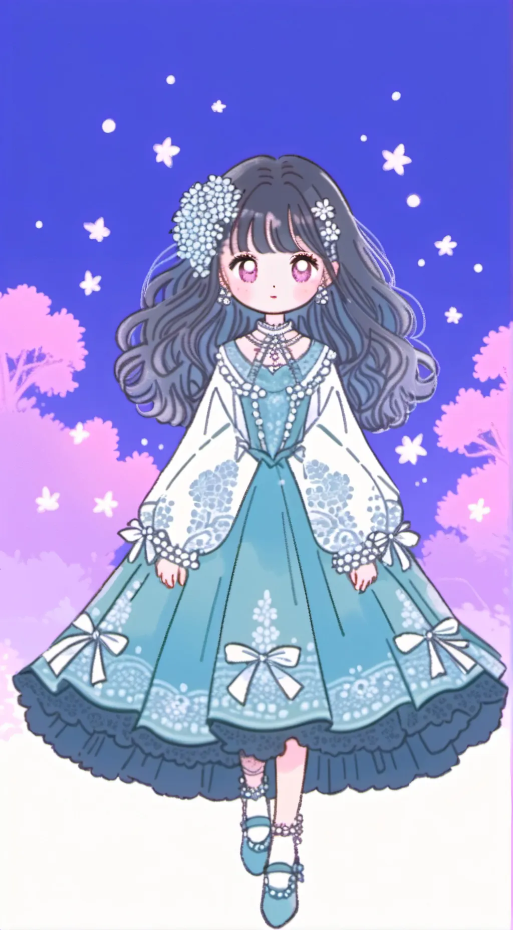 ai character: girlfriend  background