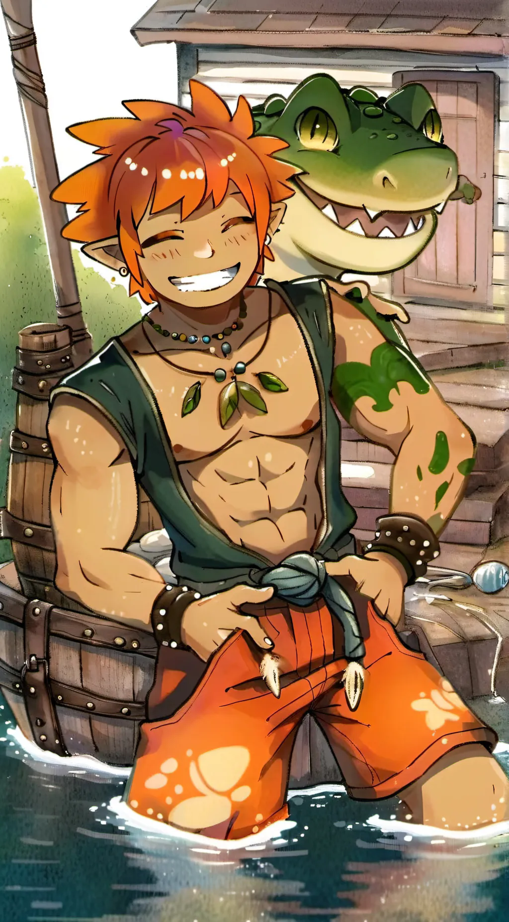 ai character: Chomper background