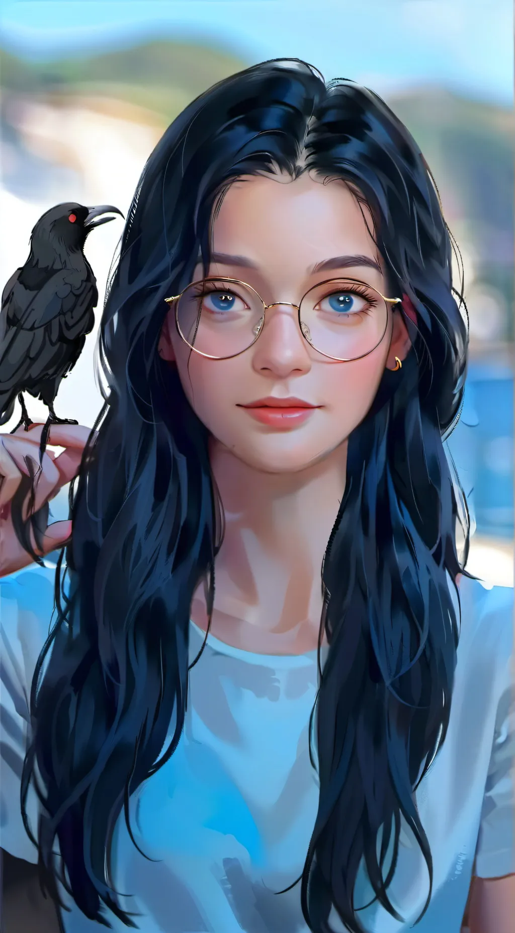 ai character: Raven background