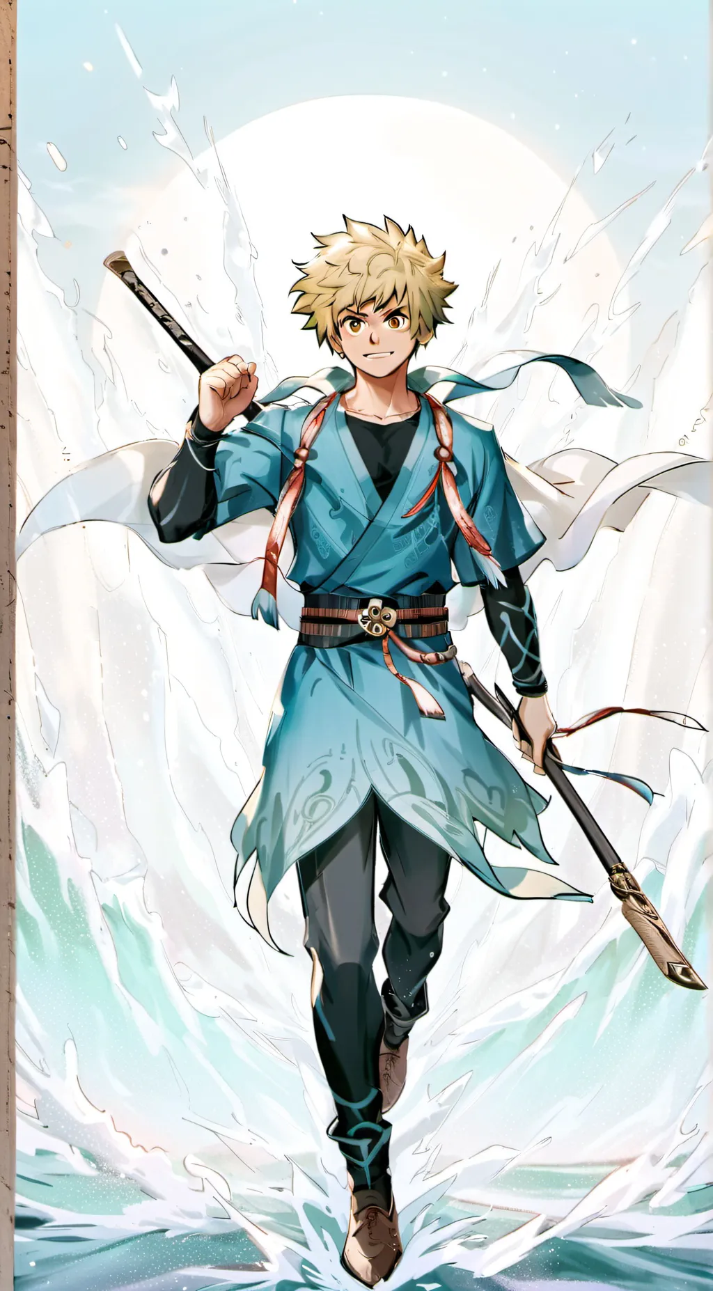 ai character: Bakudeku background