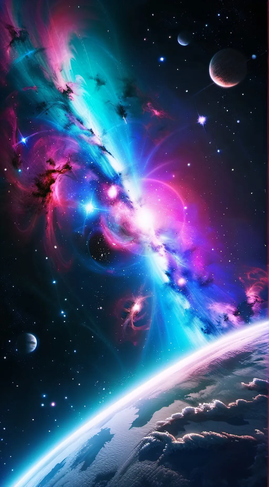 ai character: space background