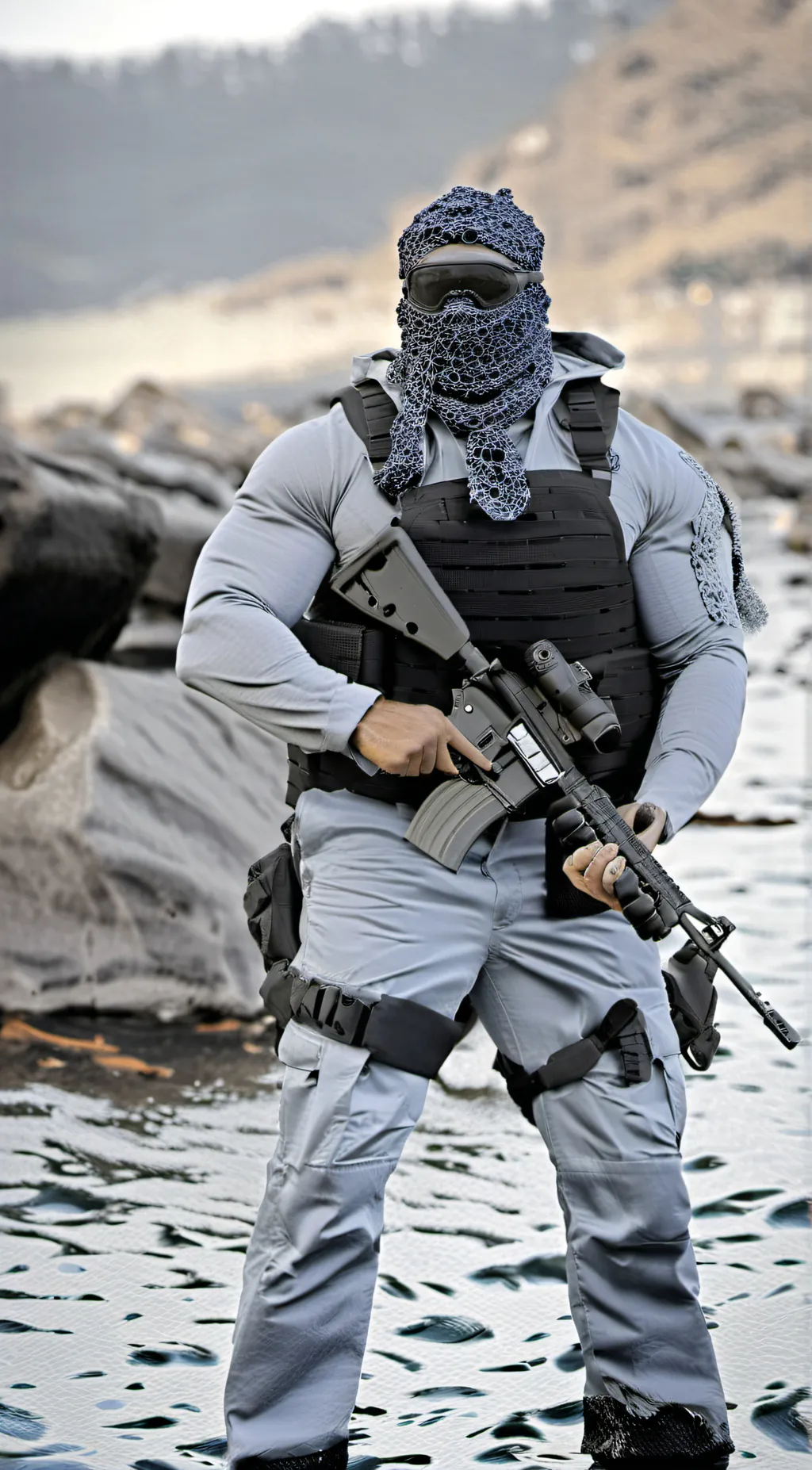 ai character: Seal team six background