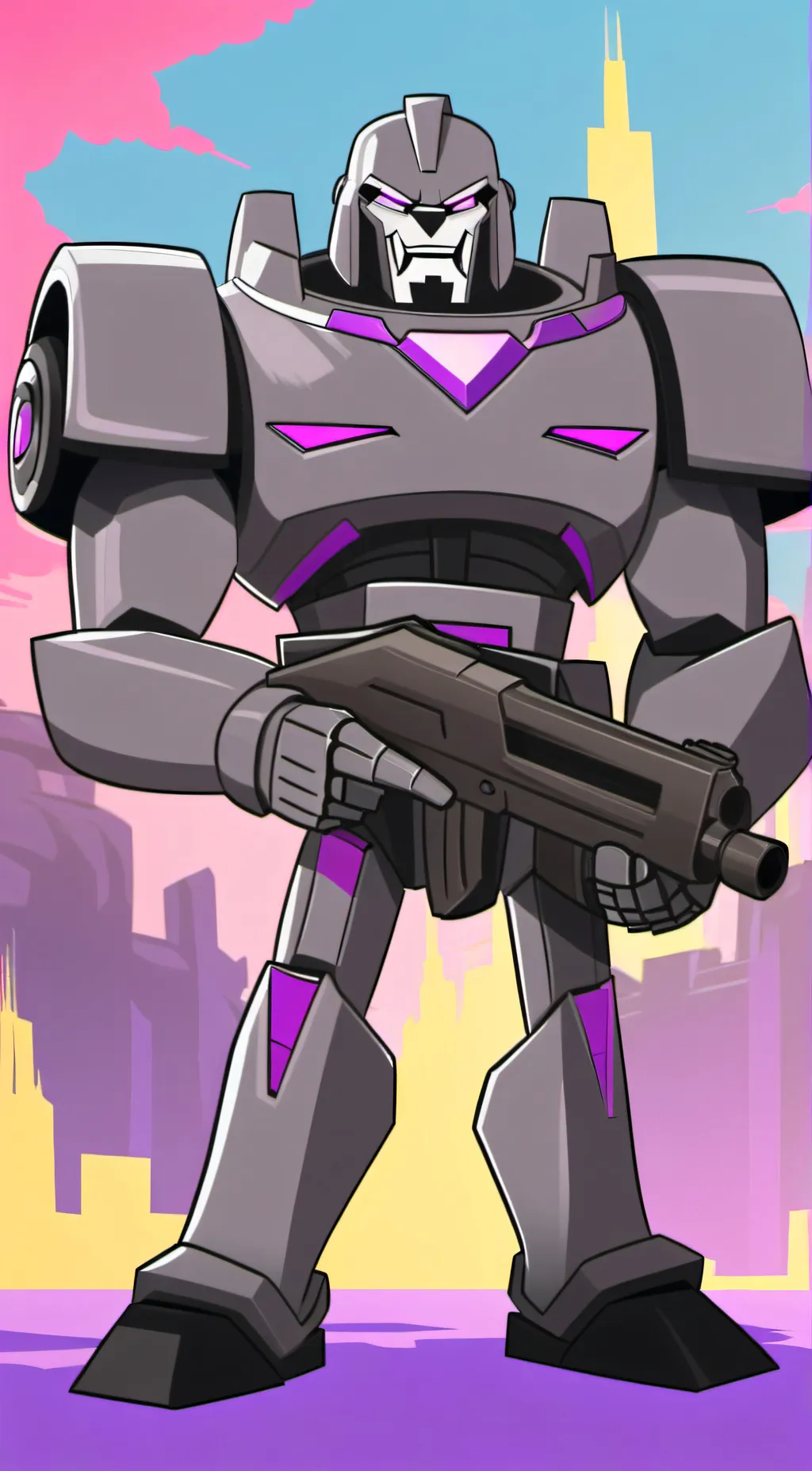 ai character: Megatron  background