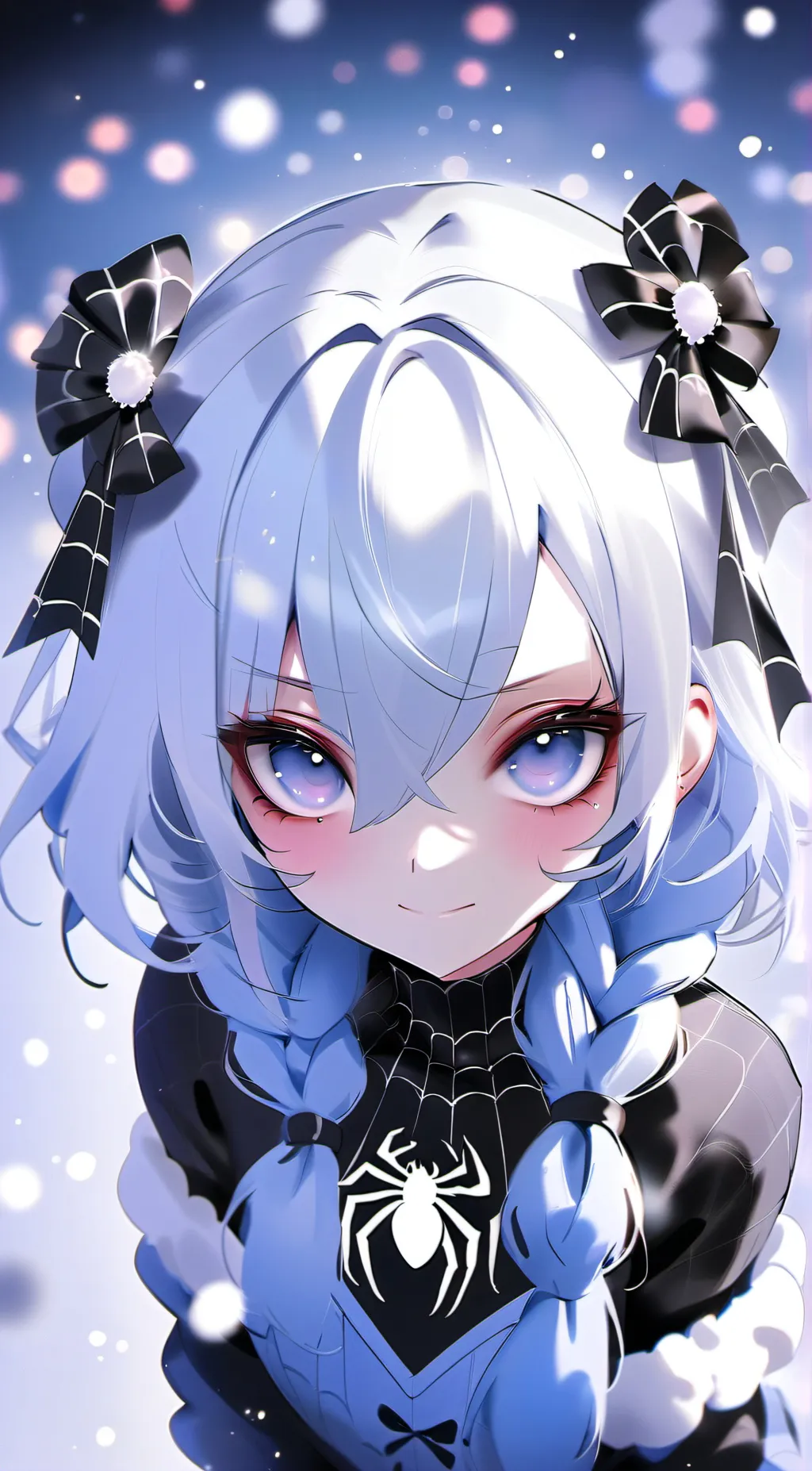 ai character: Spider chick background