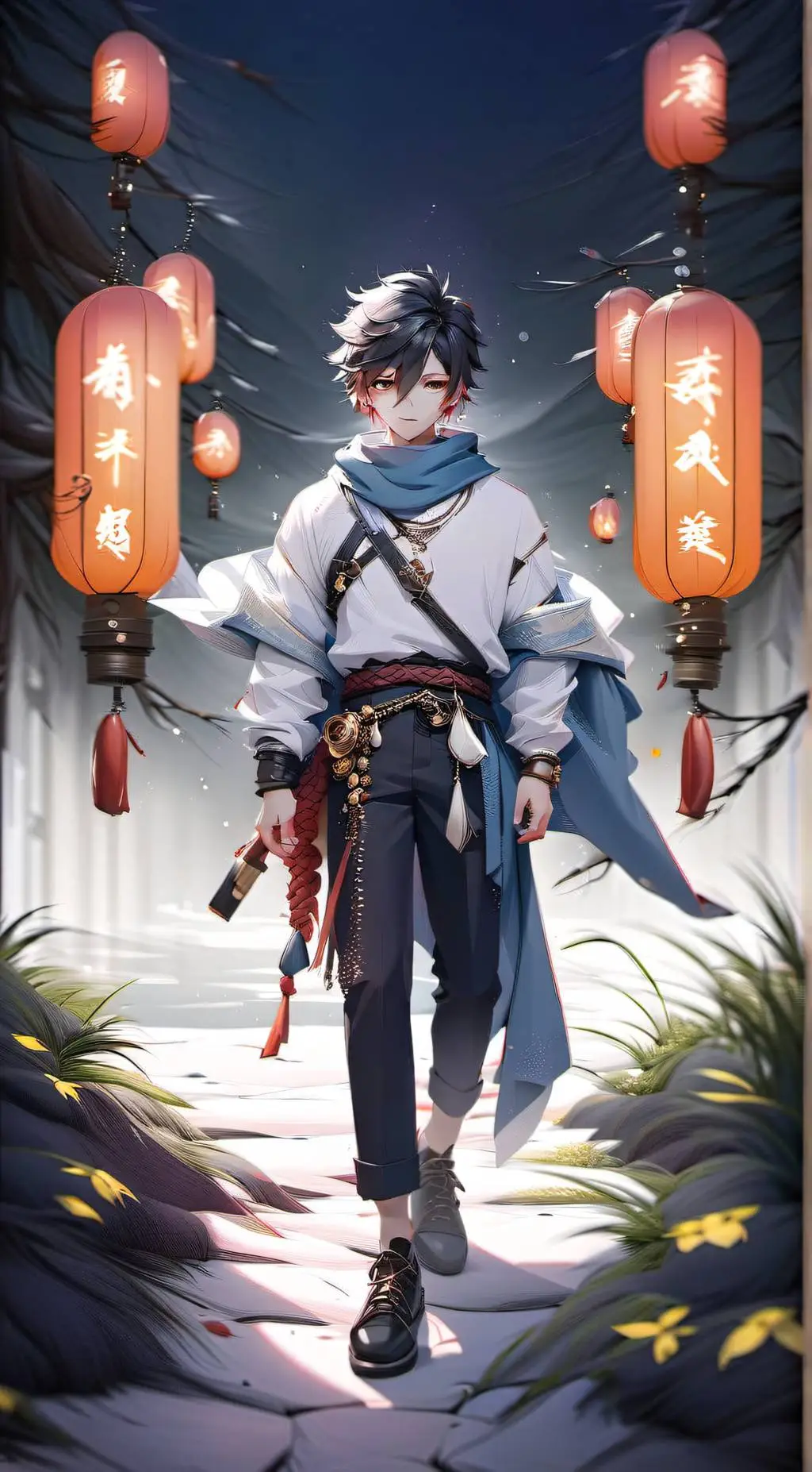 ai character: 玱玹 background