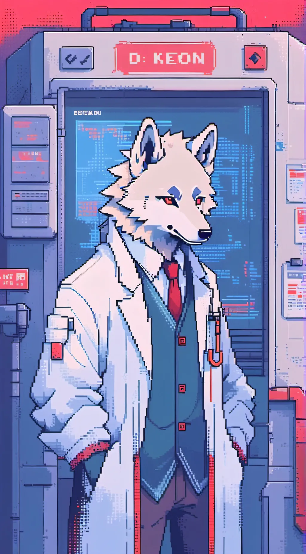 ai character: docter k background
