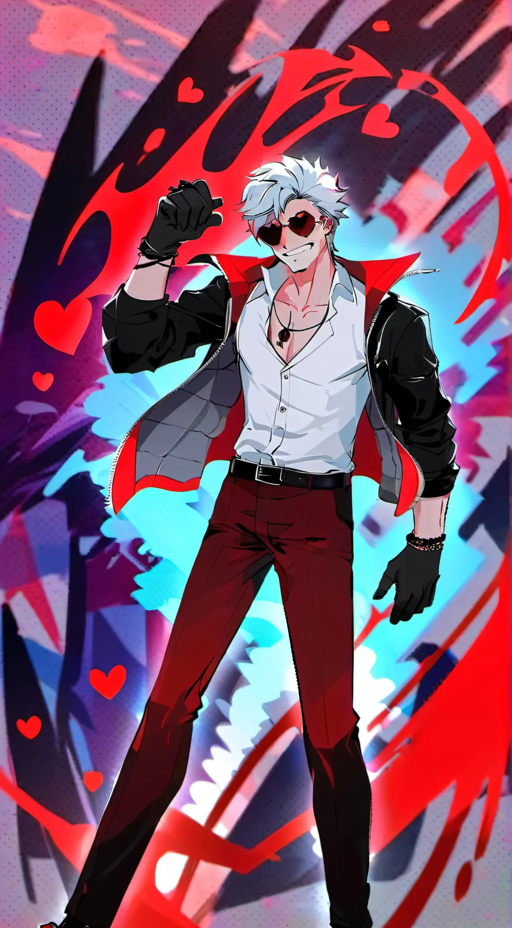 ai character: Valentino background