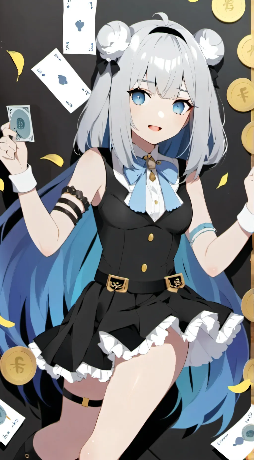 ai character: 💙itsfunneh🩵 background