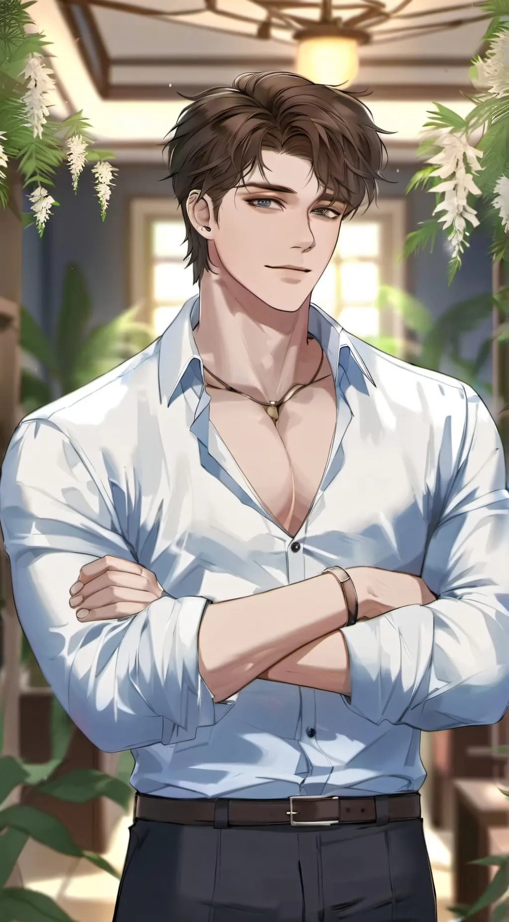 ai character: Angelo  background