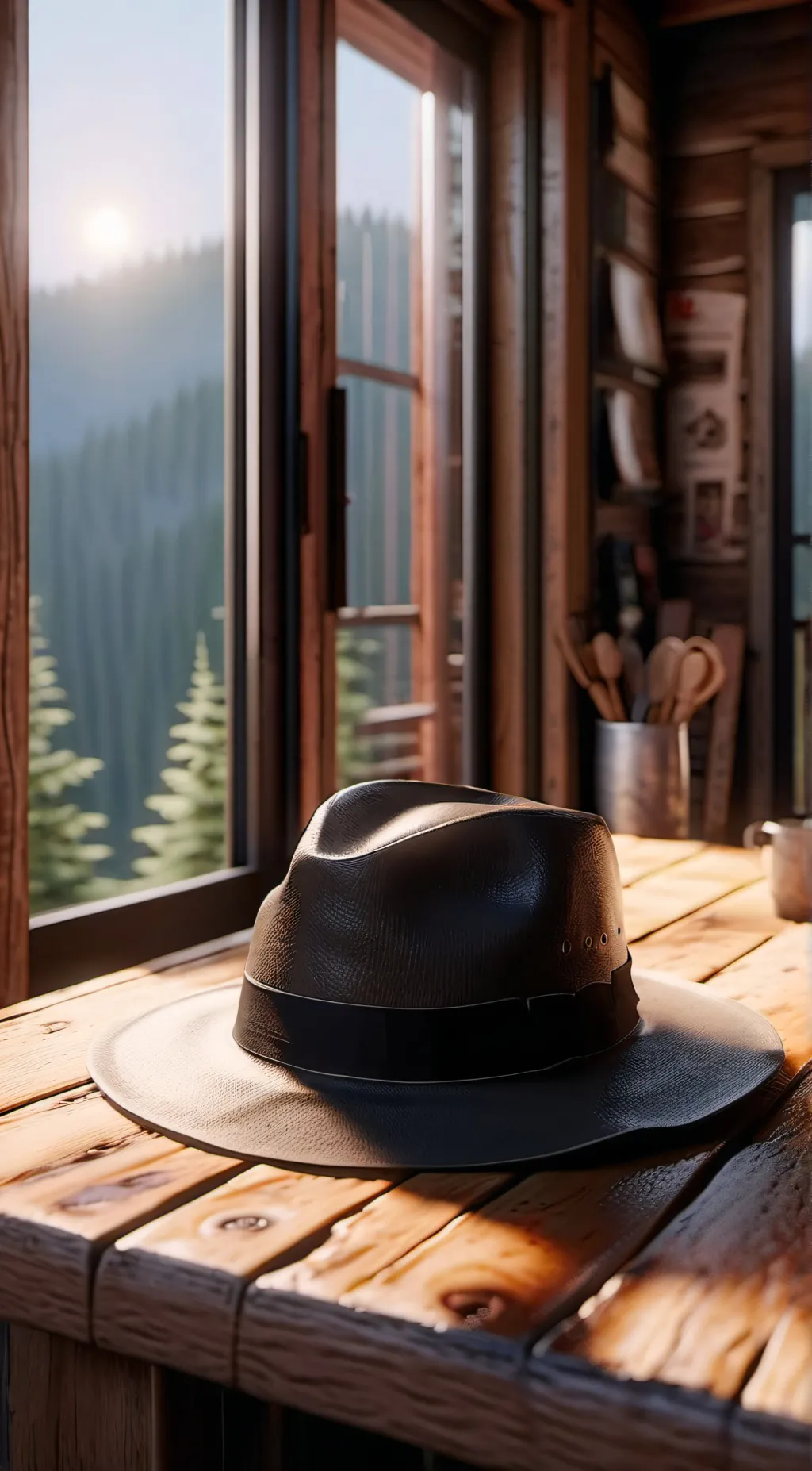 ai character: Emily's hat background