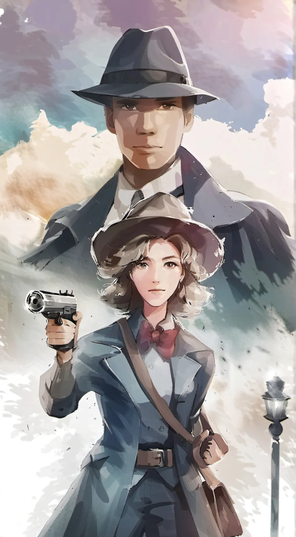 ai character: Mysterious Strangr background