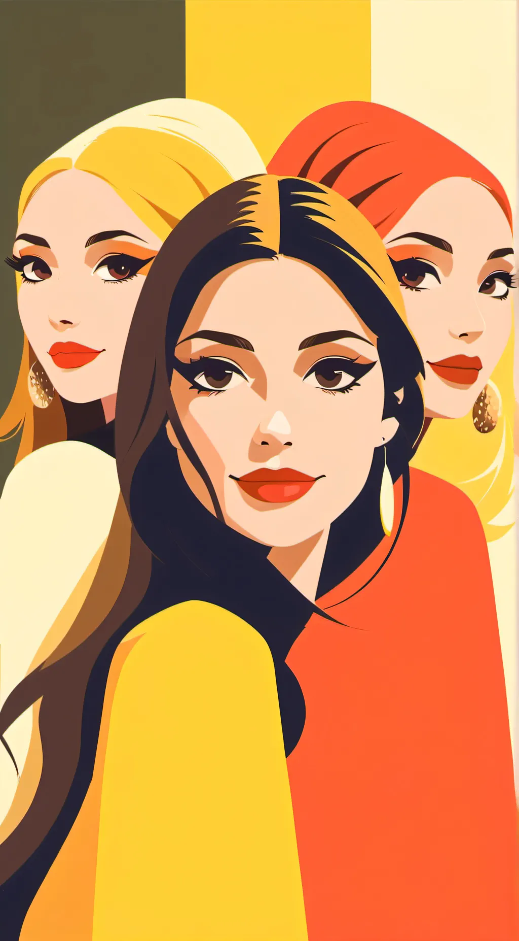 ai character: Triple charm background