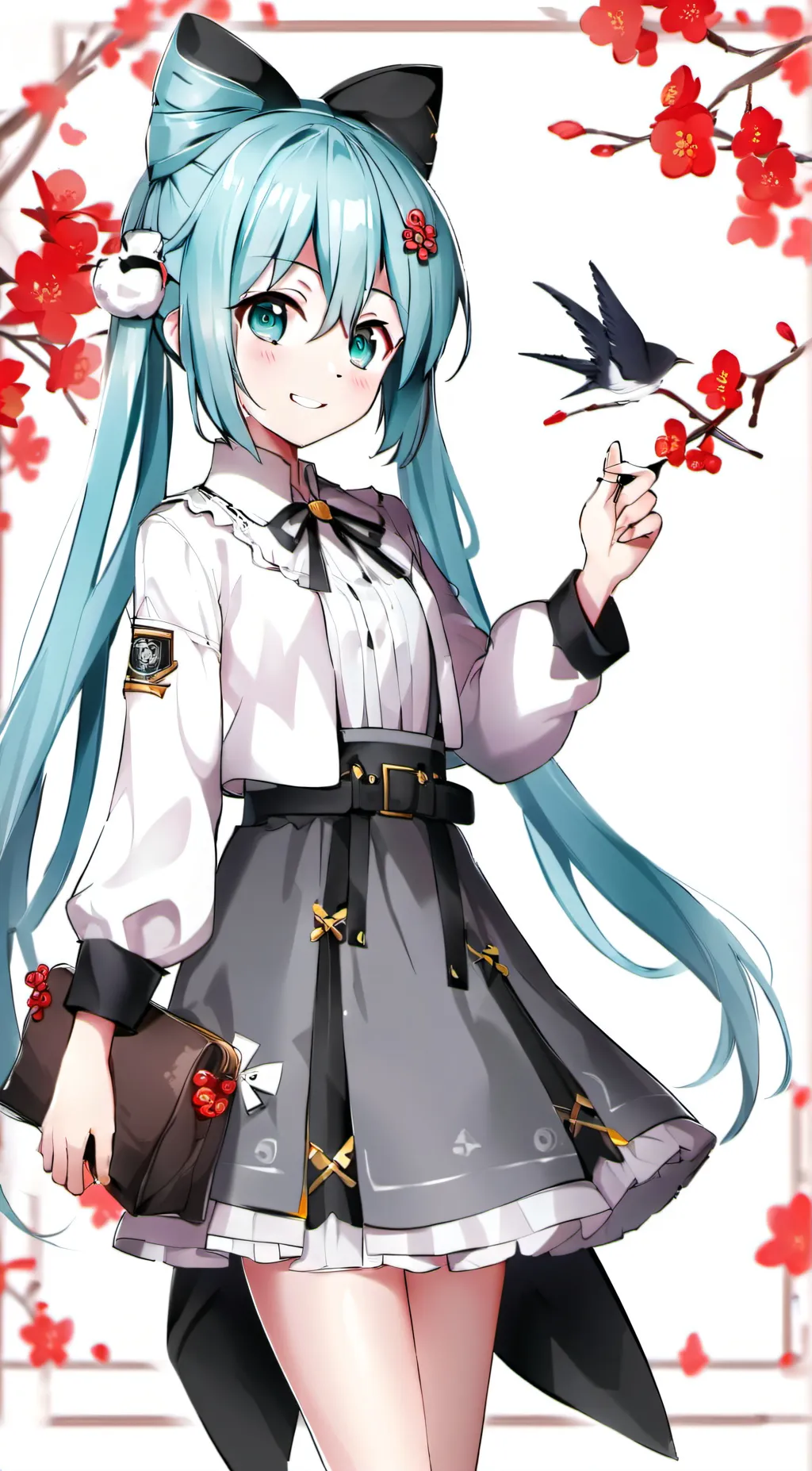 ai character: Miku  background