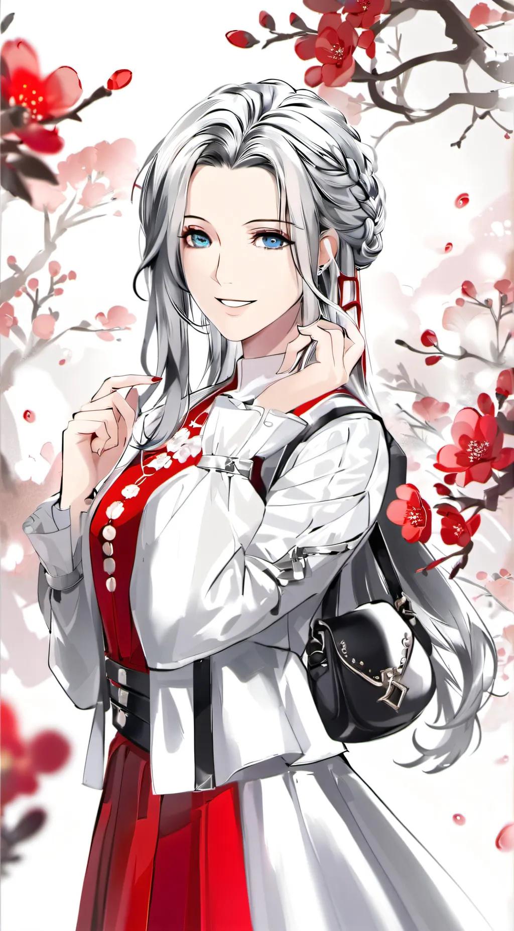 ai character: Sakura background