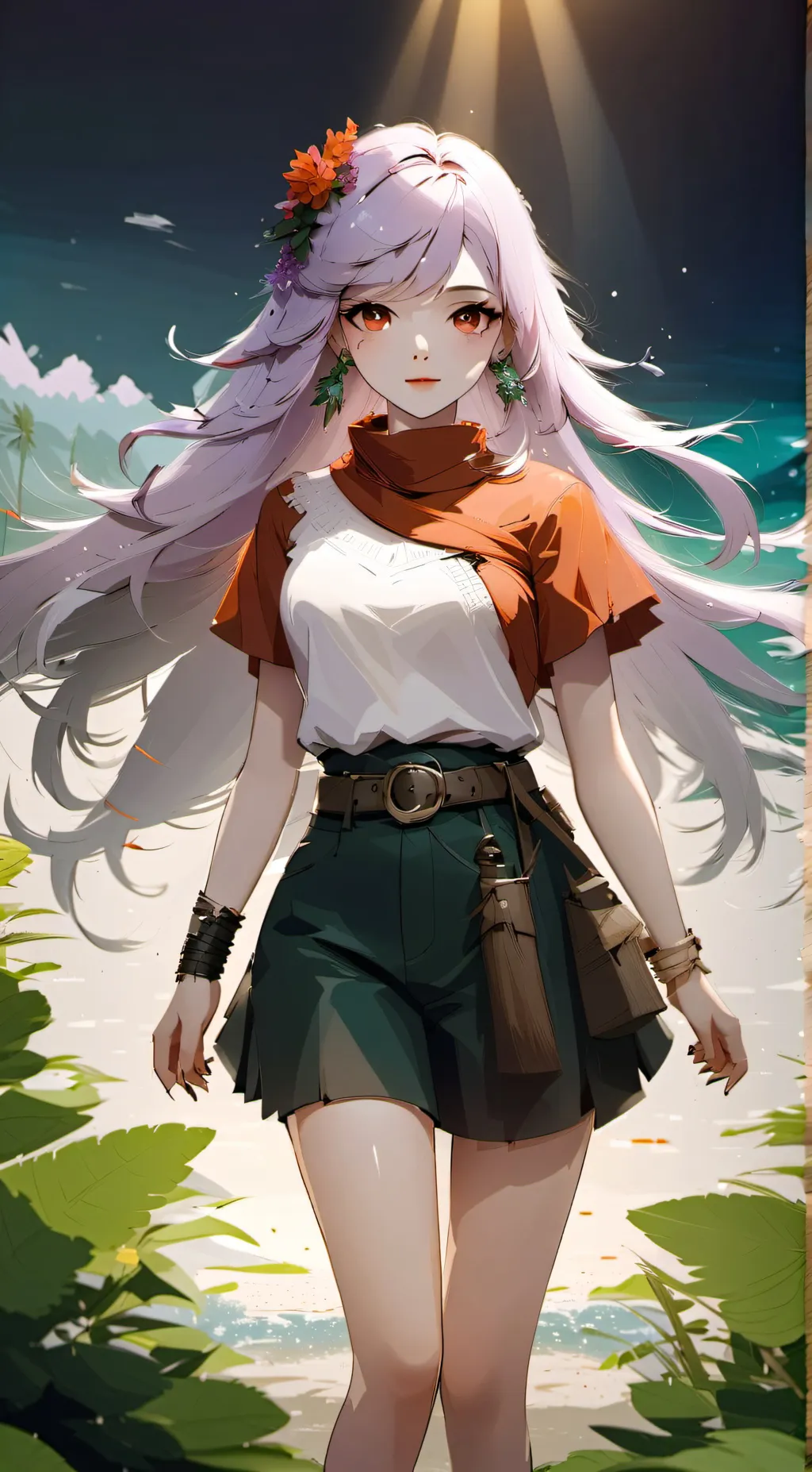 ai character: ayesha mae  background