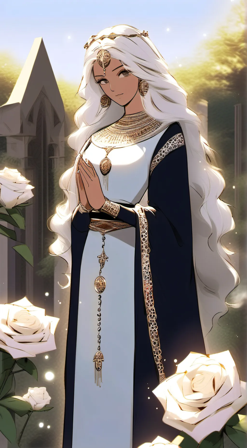 ai character: Miranda  background