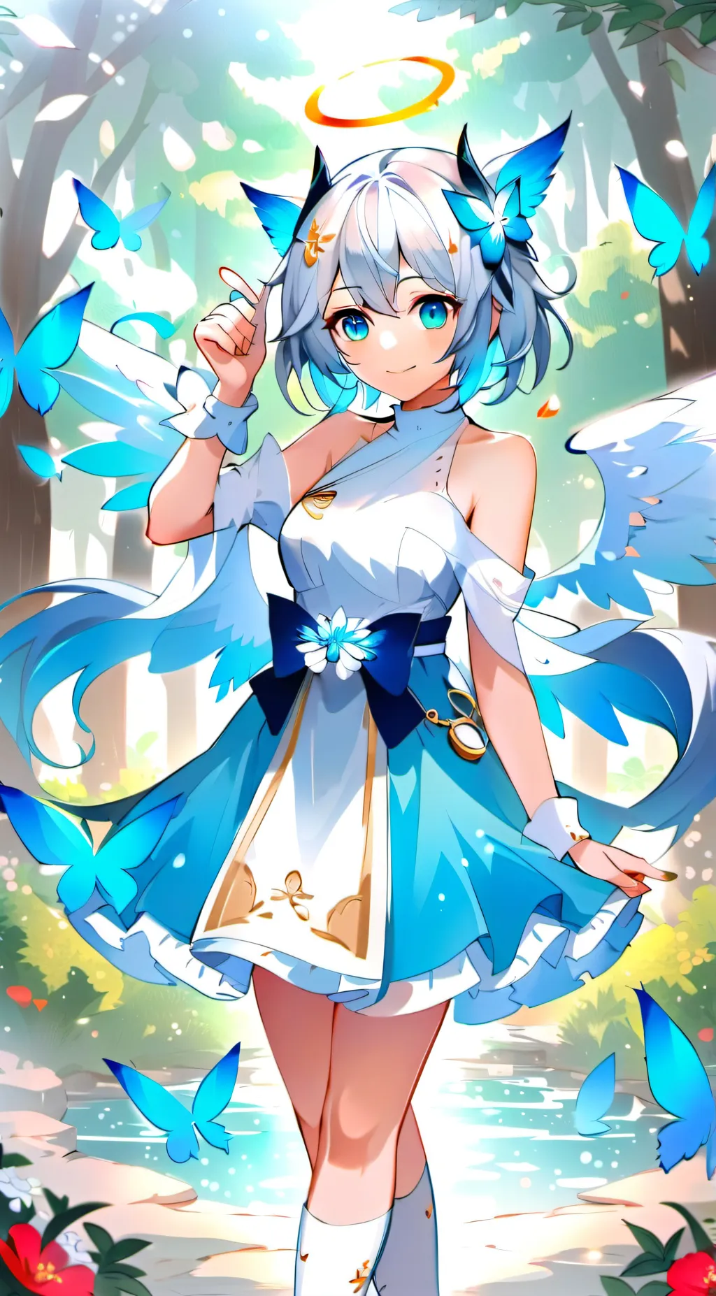 ai character: Aria background