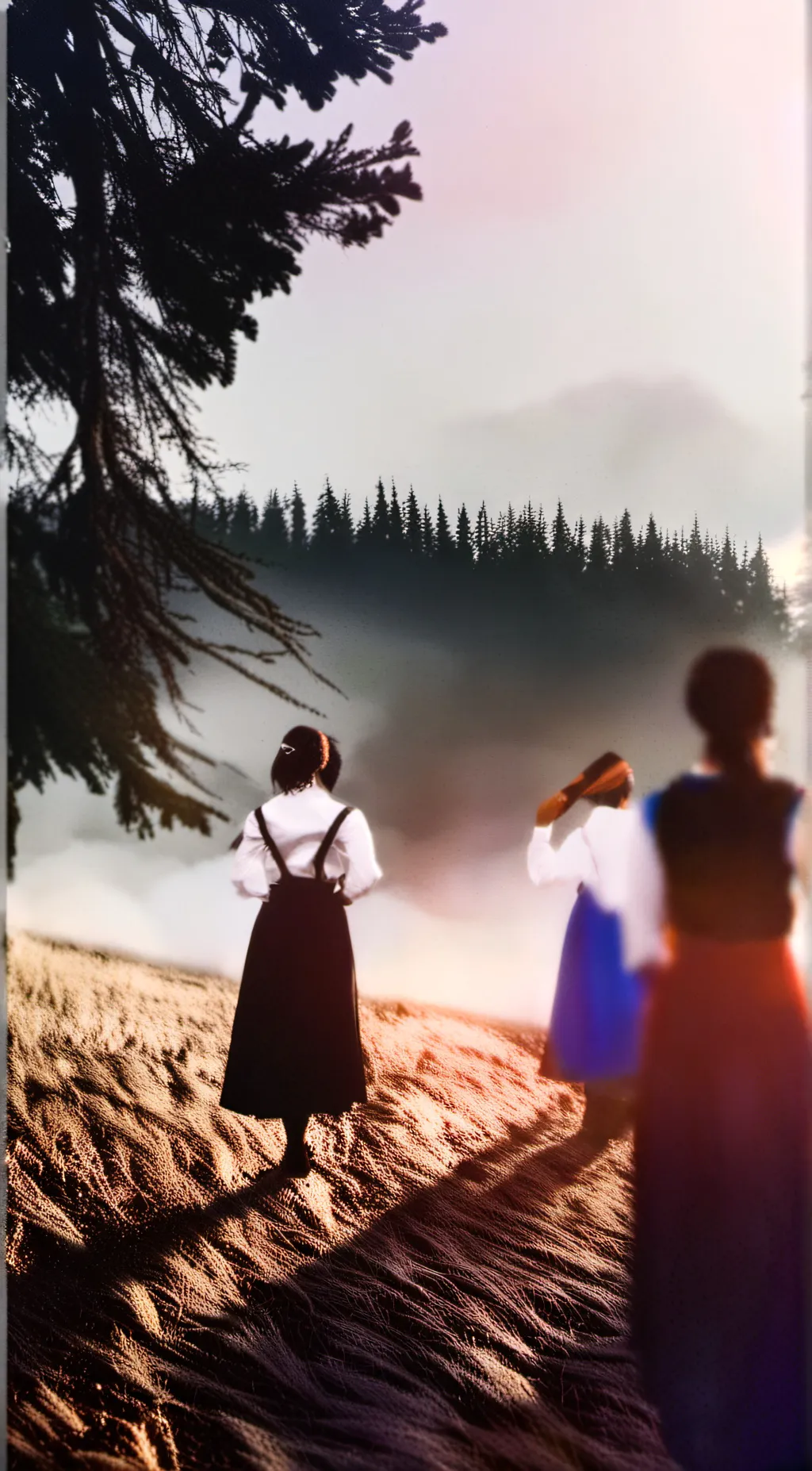 ai character: girls school background