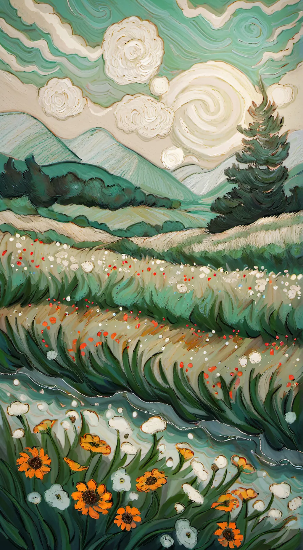 ai character: CRK valentine day background