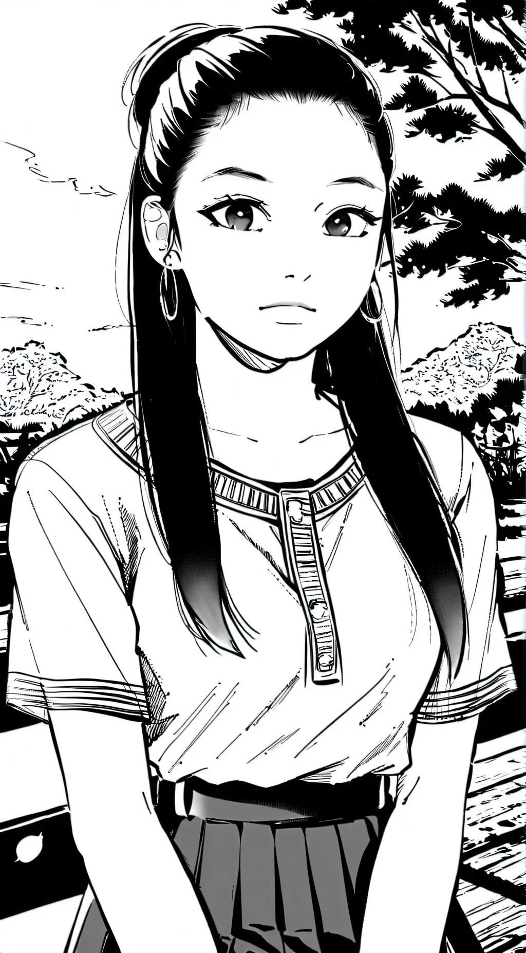 ai character: testing background