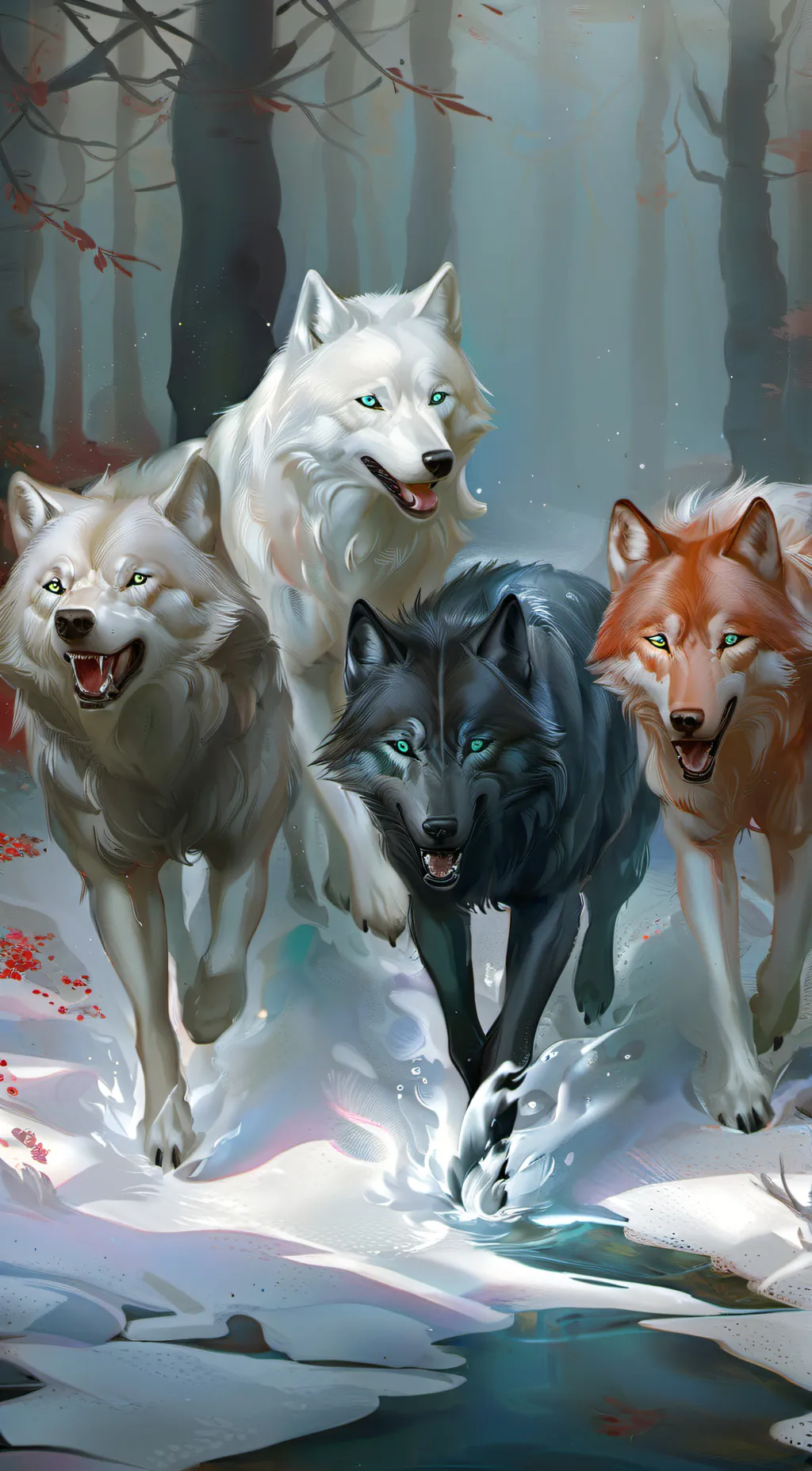 ai character: The wolf pack 2 background