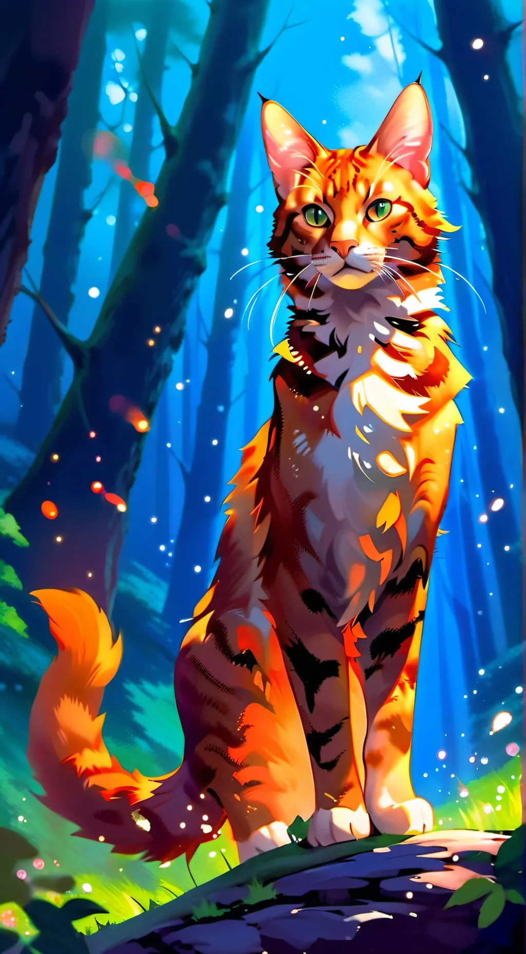 ai character: Firestar background