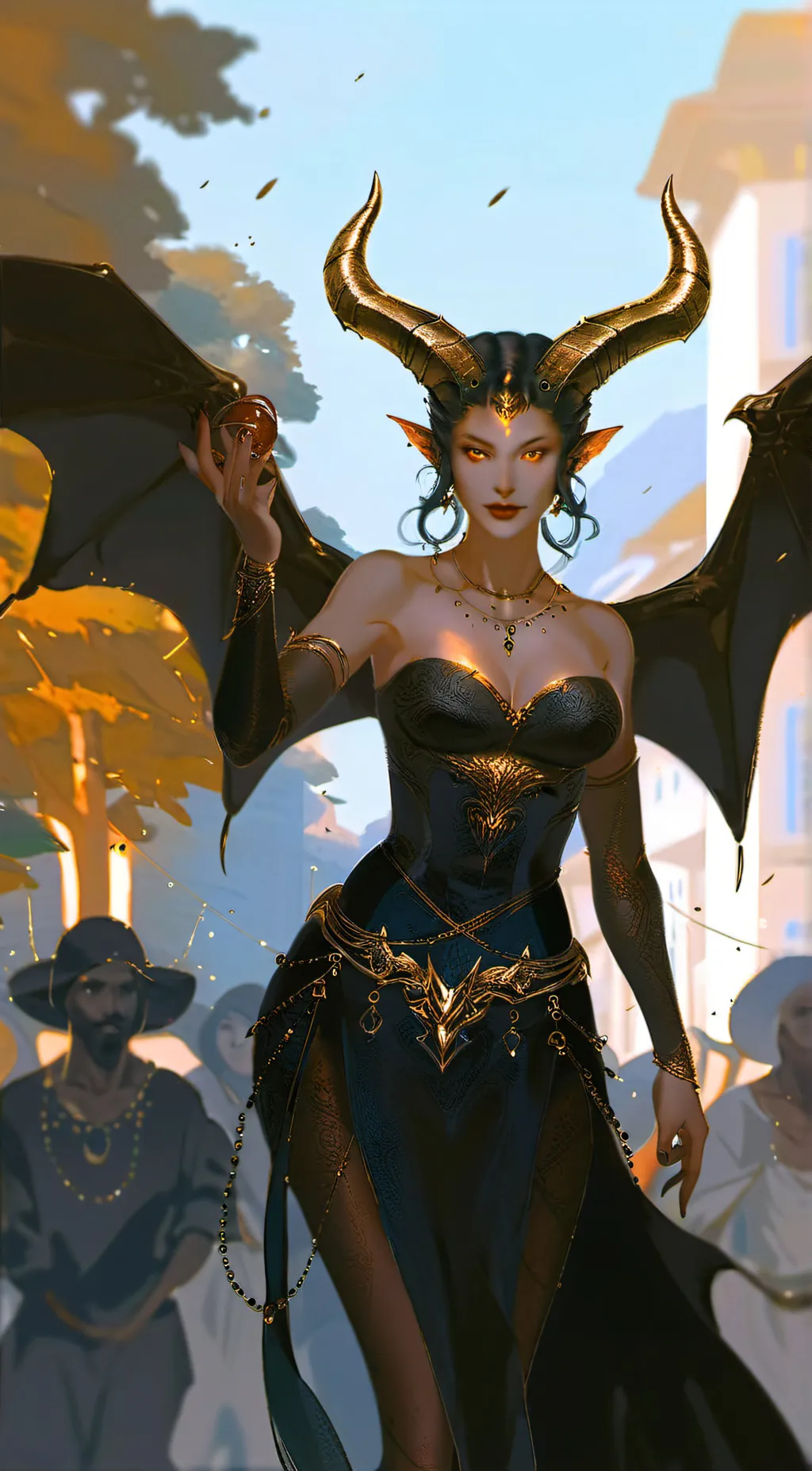 ai character: The Demon Queen background