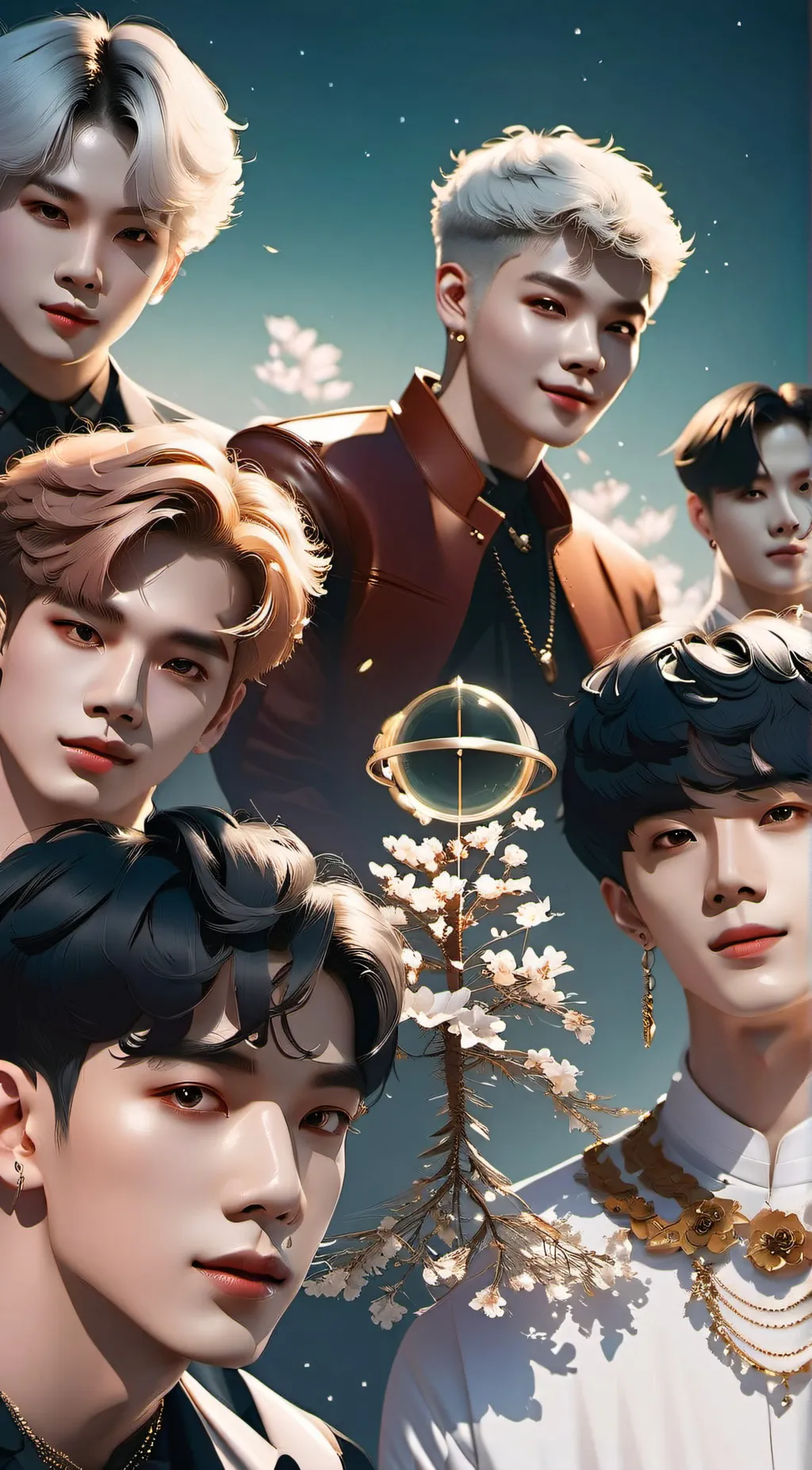 ai character: Bts background