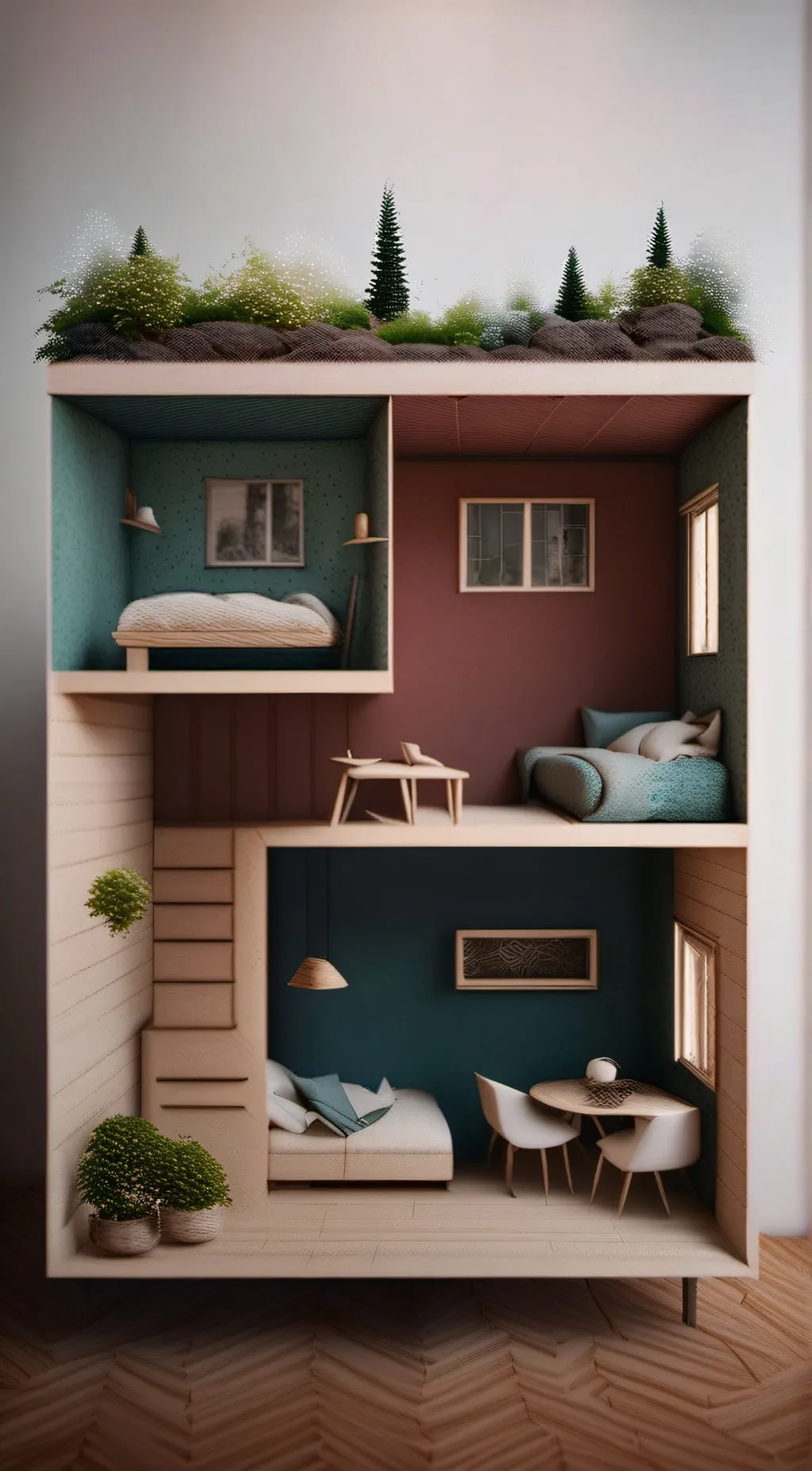 ai character: Your little world background