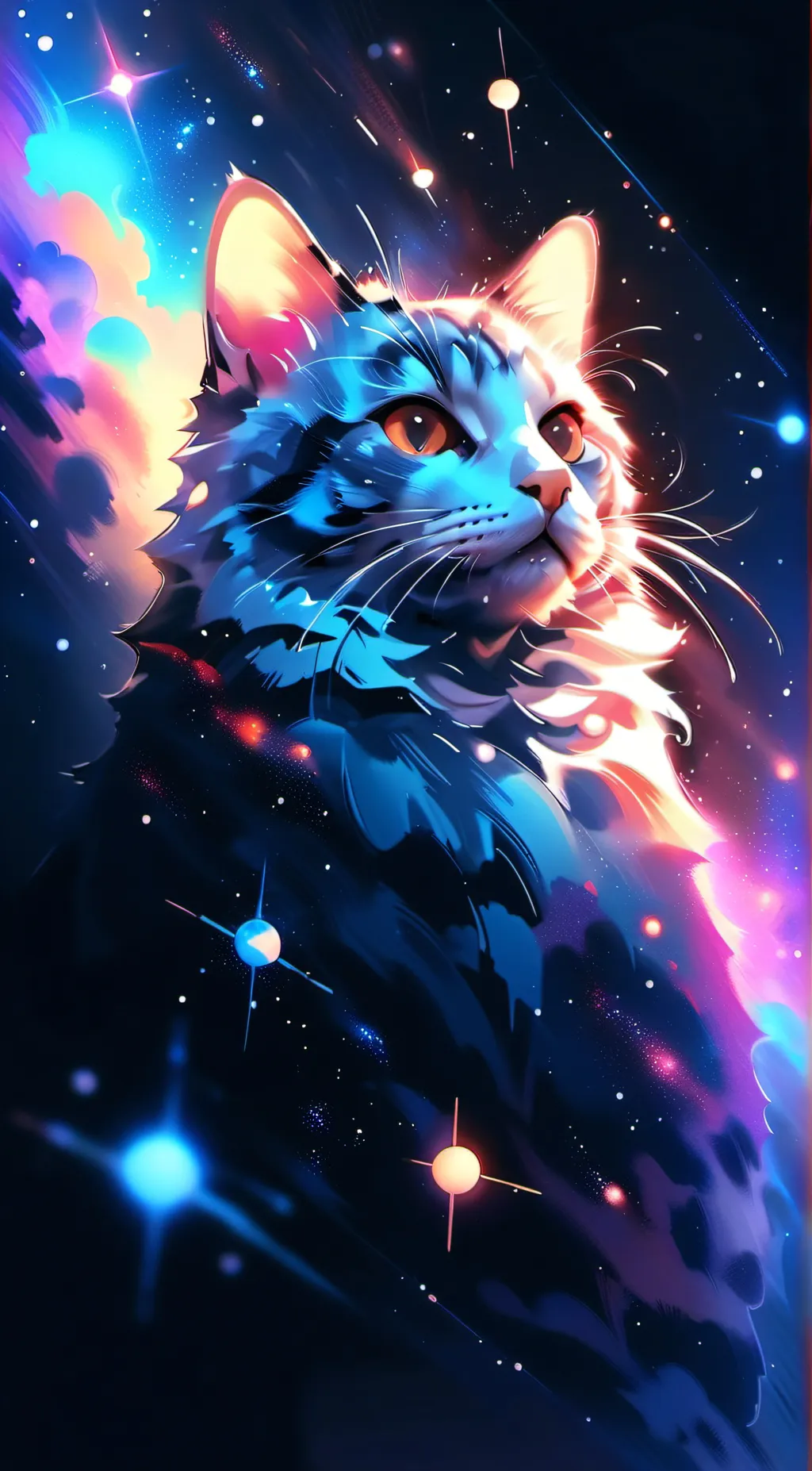 ai character: cat nap  love Ange background