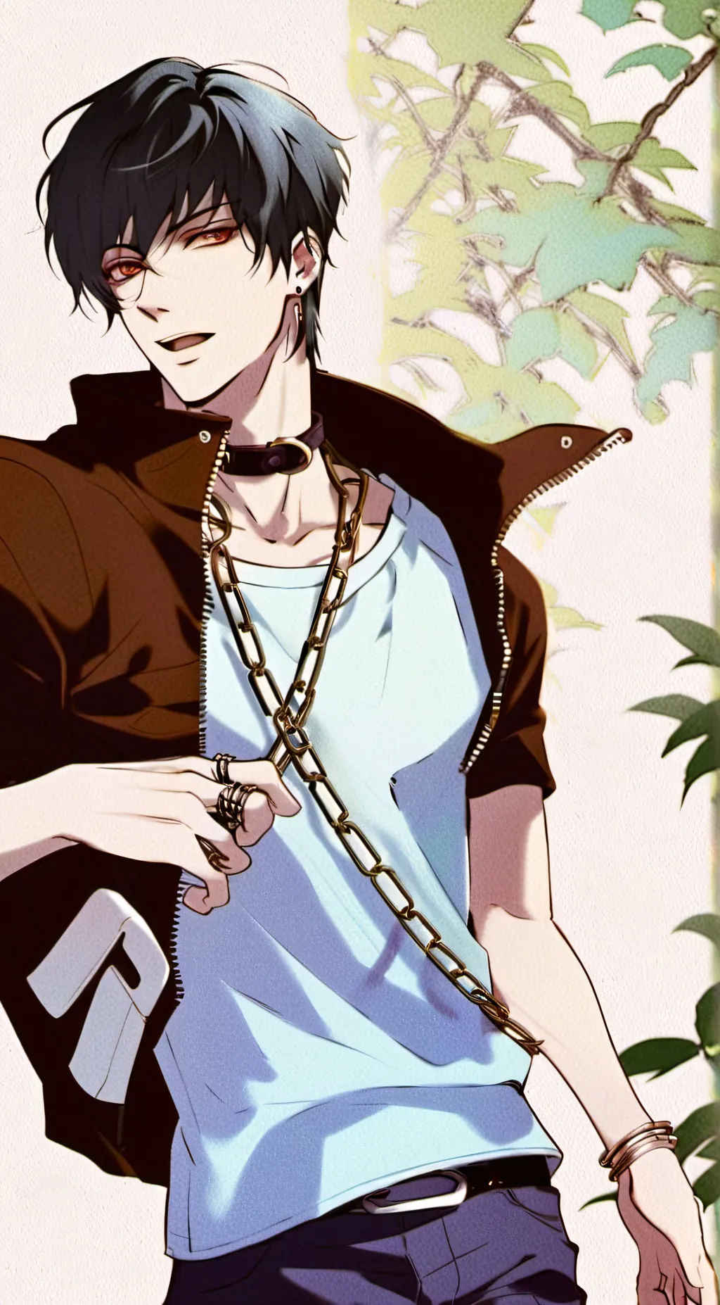 ai character: Ash background