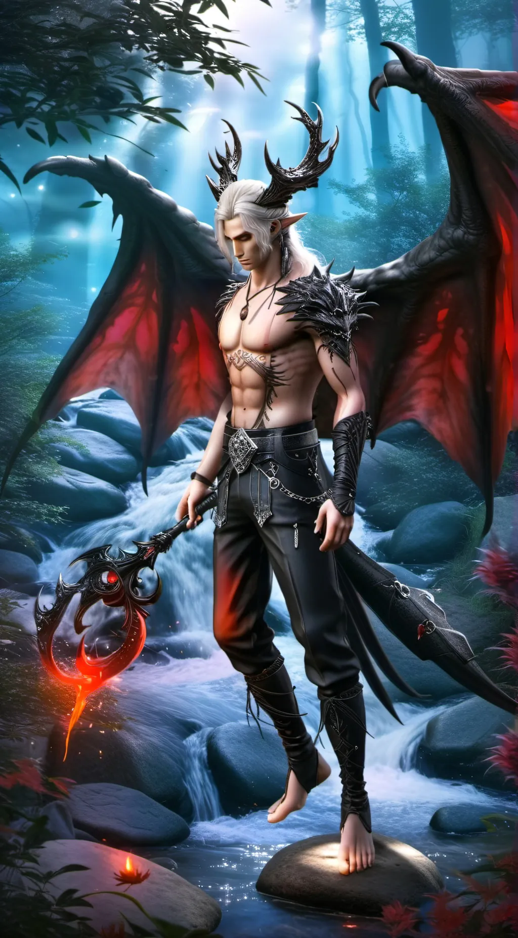 ai character: Azreal background