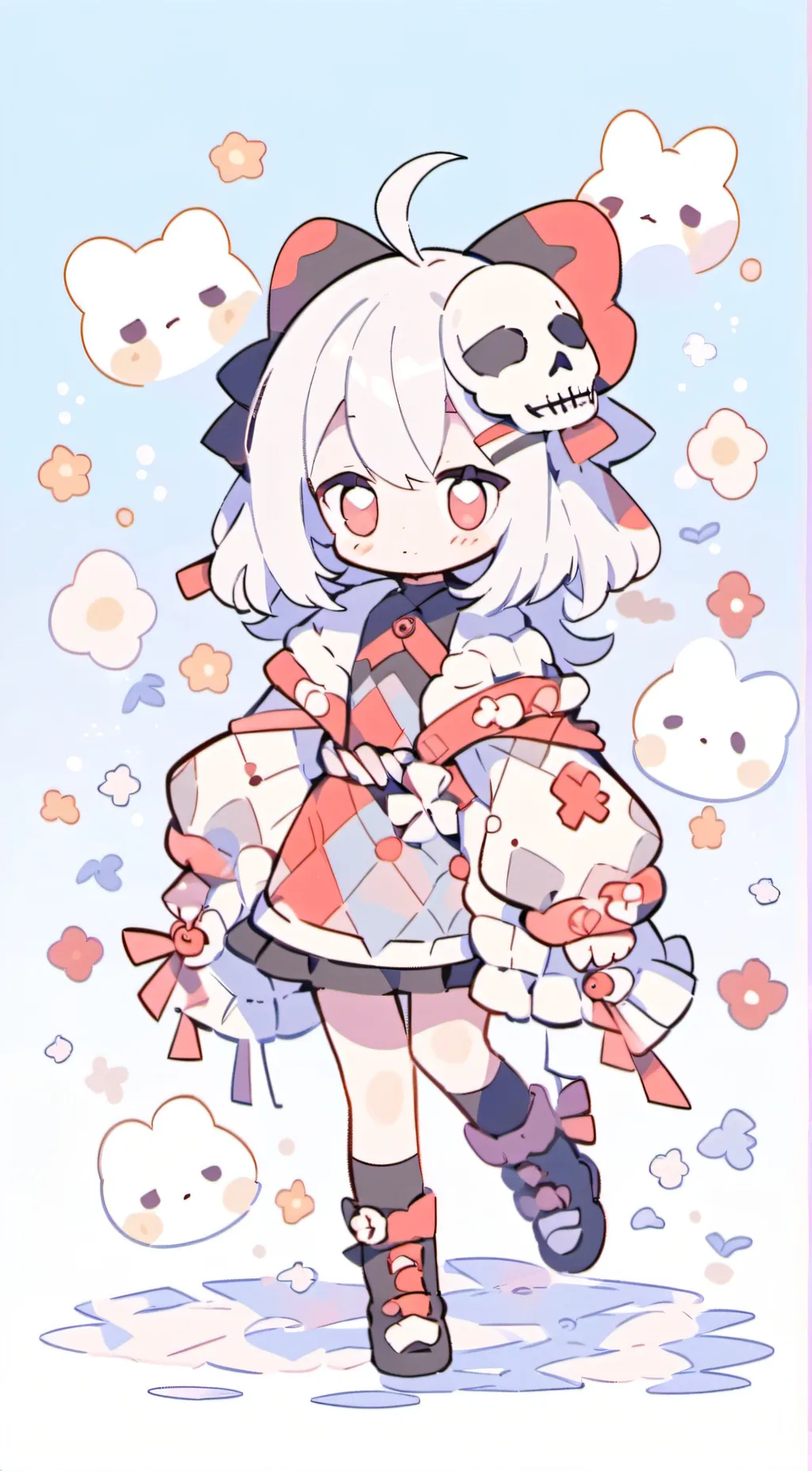 ai character: gassy gangle  background