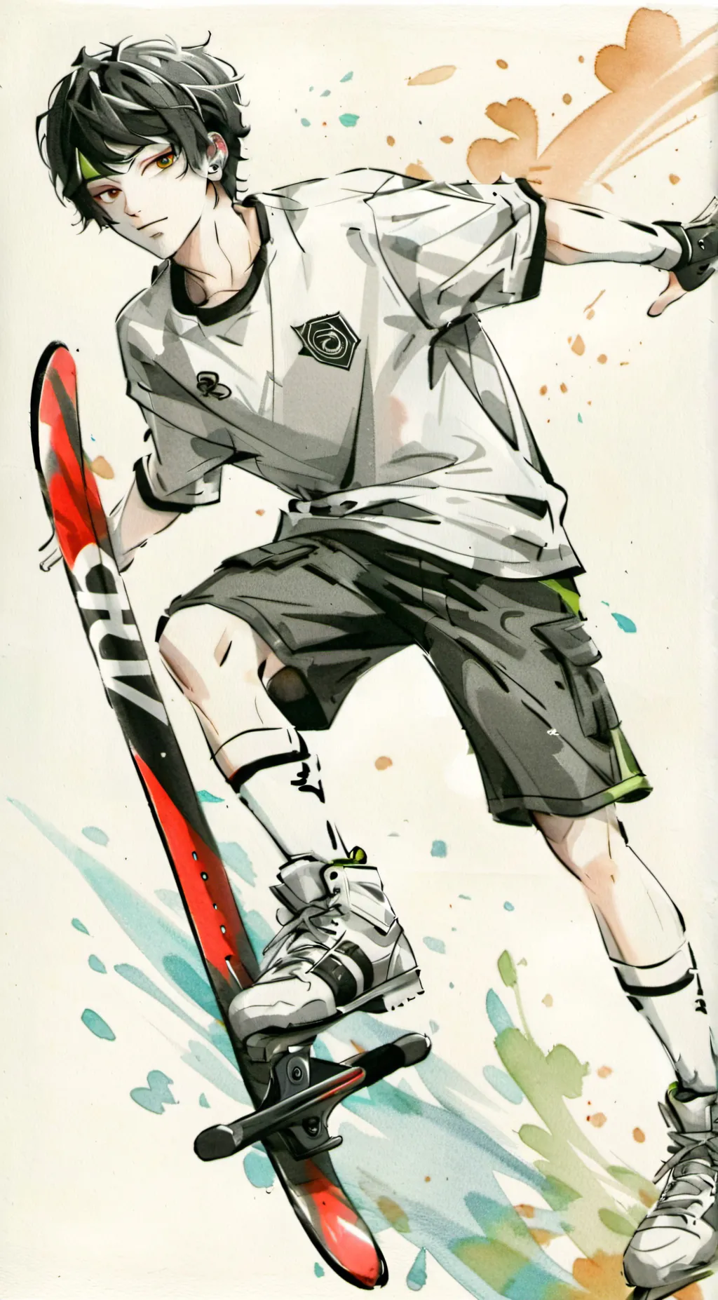 ai character: Drew  background